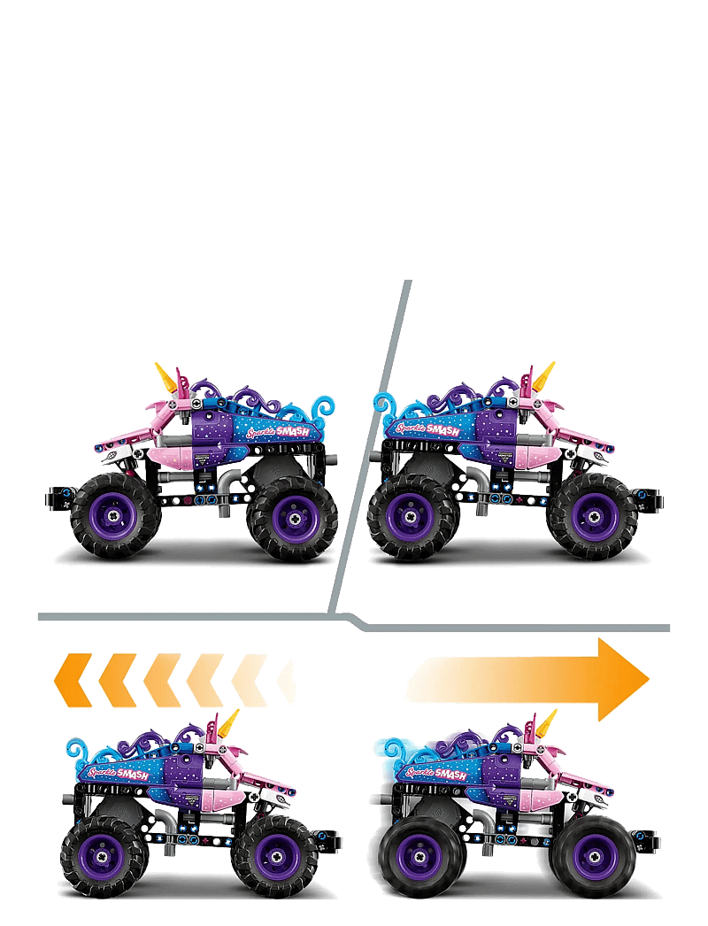 LEGO - Technic Monster Sparkle Pull-Back Toy 42220 - lego technic - multi - 4