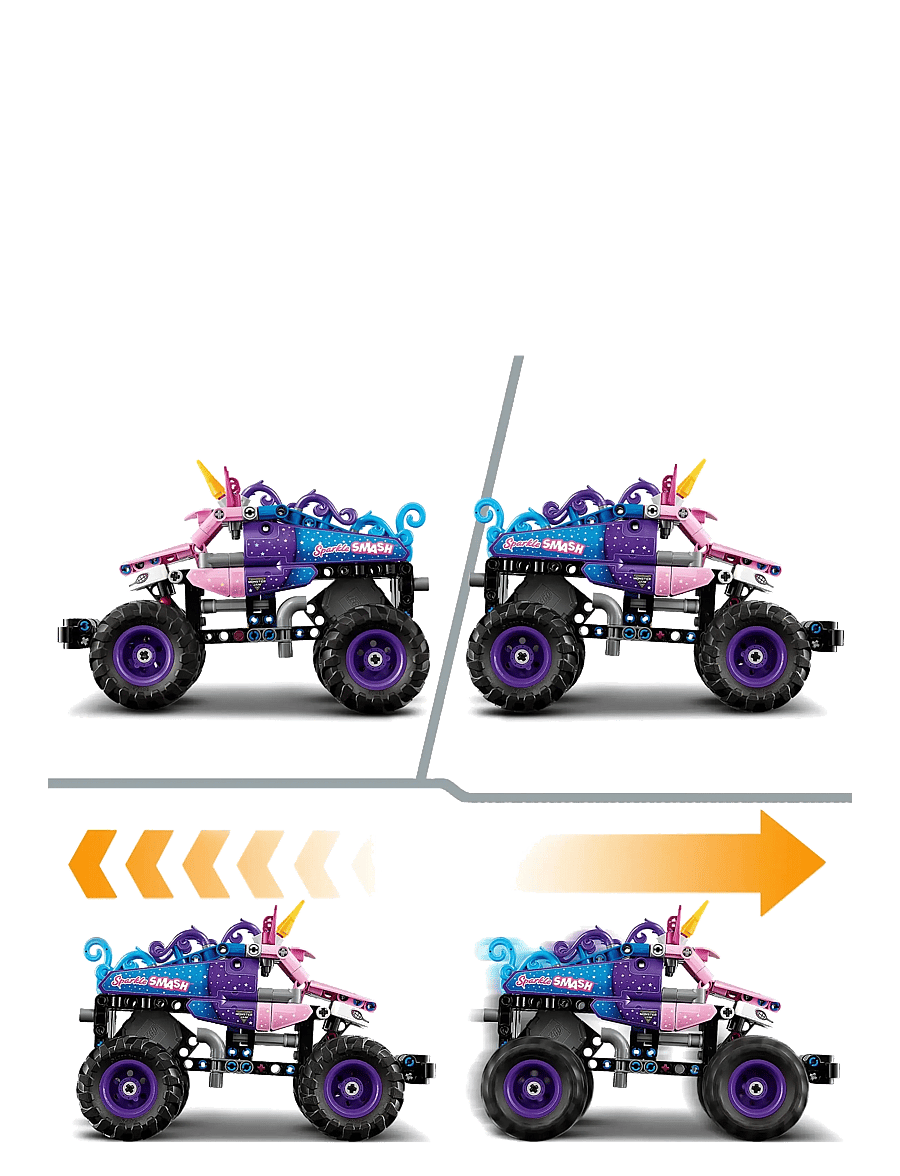 LEGO - Technic Monster Sparkle Pull-Back Toy 42220 - lego technic - multi - 4