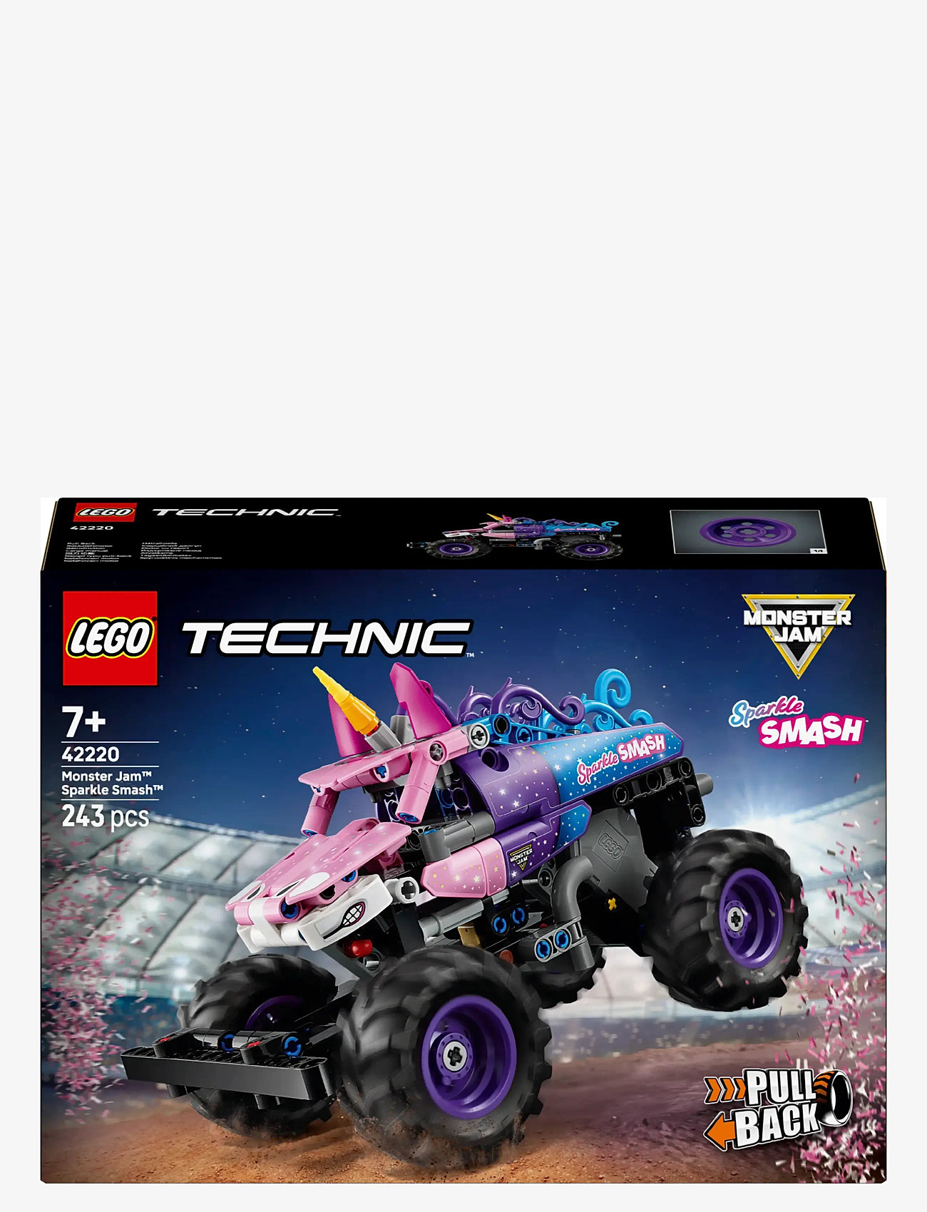 LEGO - Monster Jam™ Sparkle Smash™ pull-back 42220 - lego technic - multi - 5