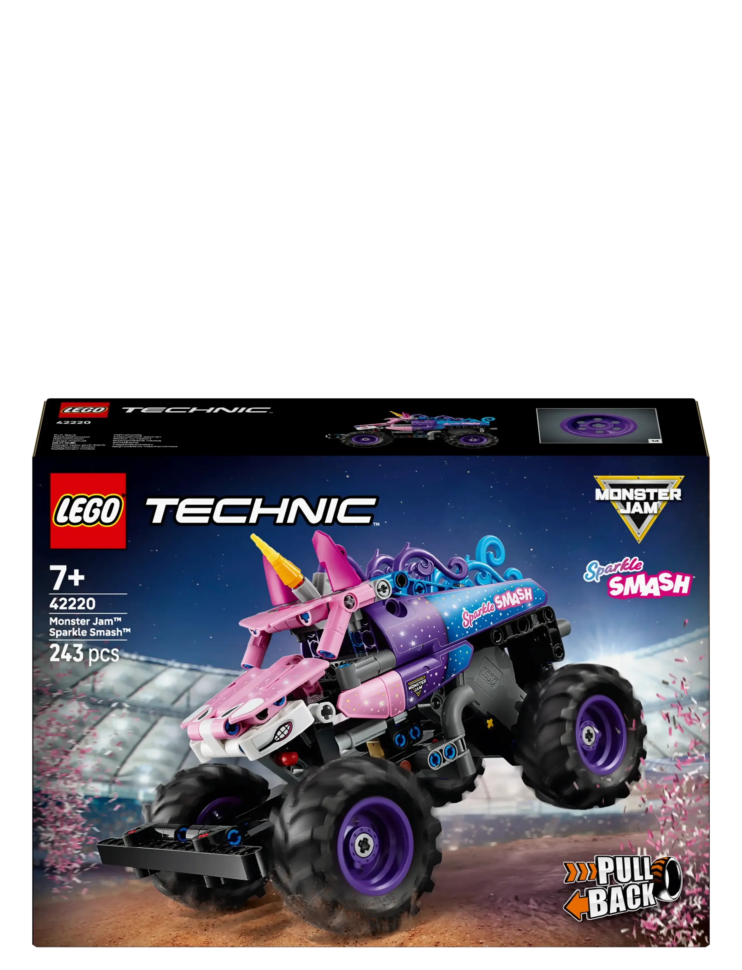 LEGO - Monster Jam™ Sparkle Smash™ pull-back 42220 - lego technic - multi - 5