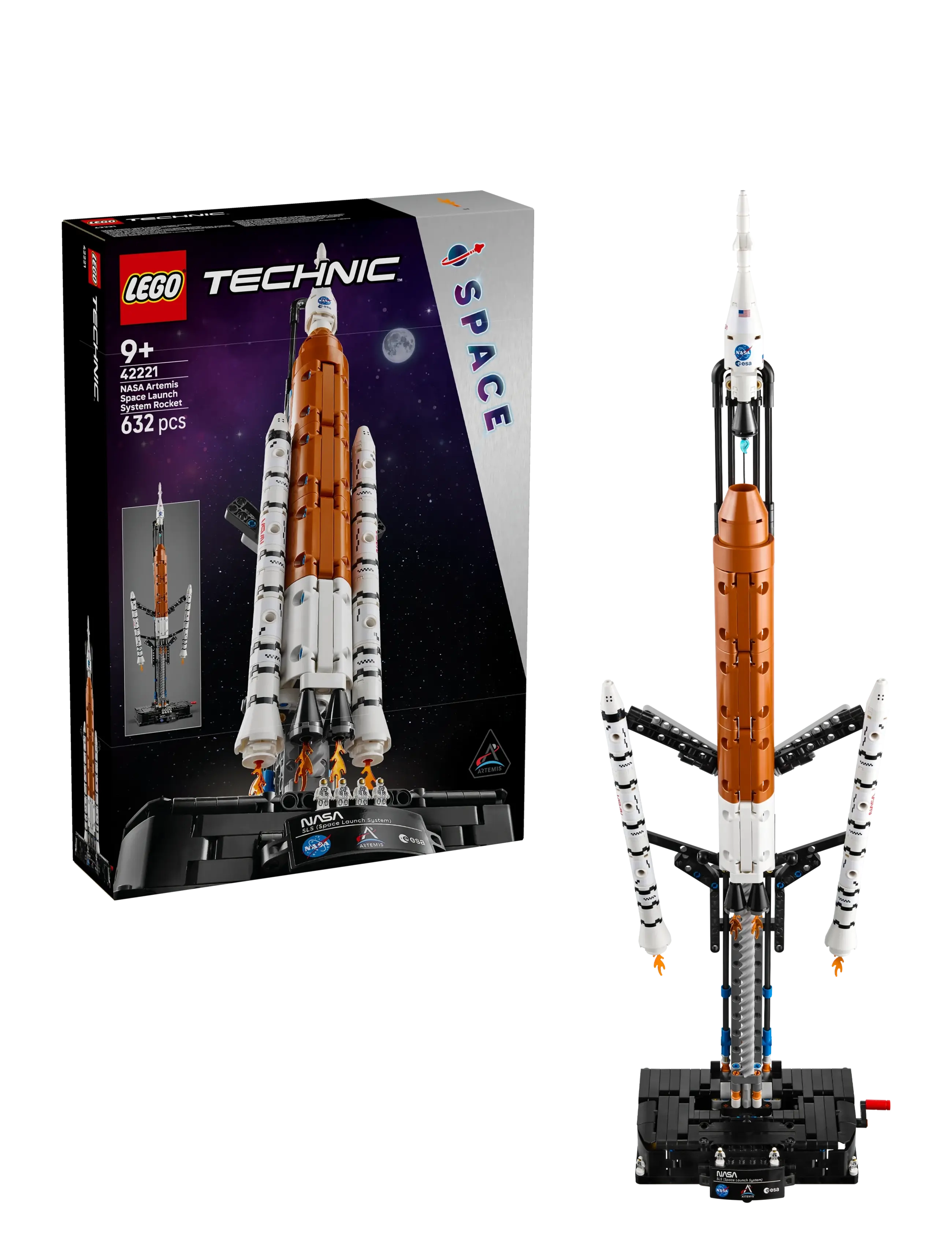 LEGO Nasa Artemis-Løfteraket 42221, One Size, Orange, Lego Legetøj > Lego Technic, Børn