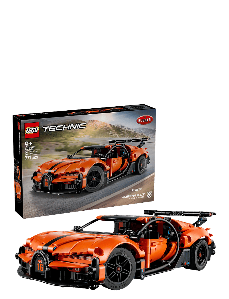 LEGO - Technic Bugatti Chiron Pur Sport Hypercar 42222 - lego technic - multi - 0