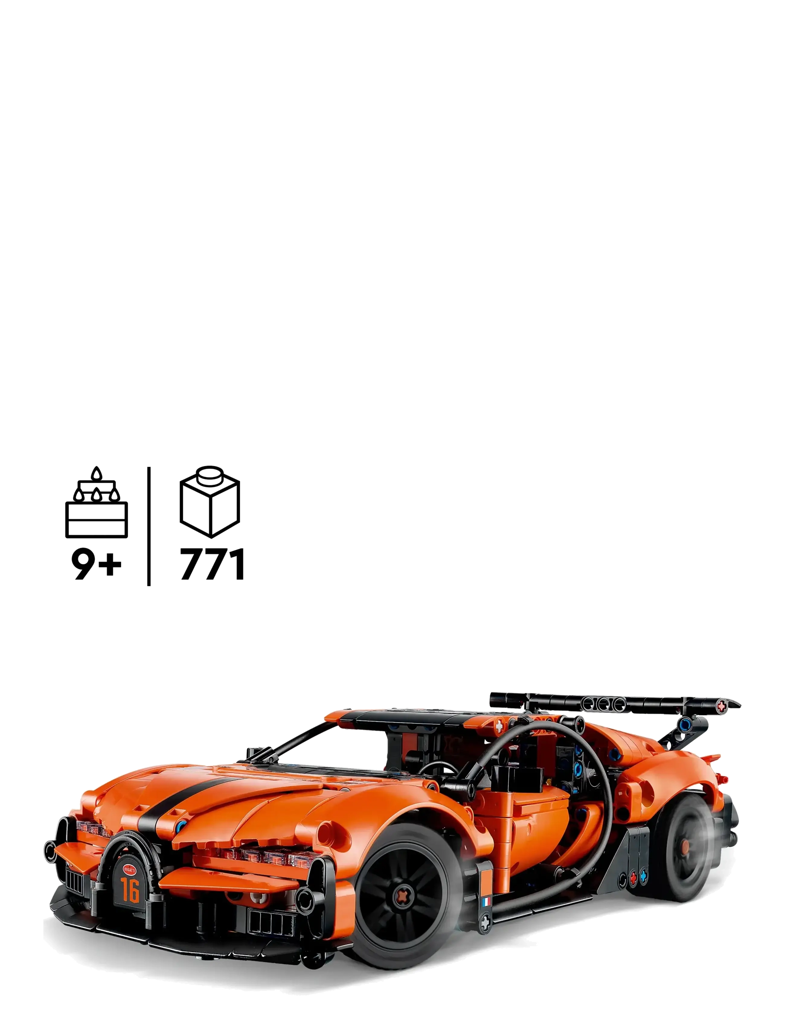 LEGO - Technic Bugatti Chiron Pur Sport Hypercar 42222 - lego technic - multi - 1