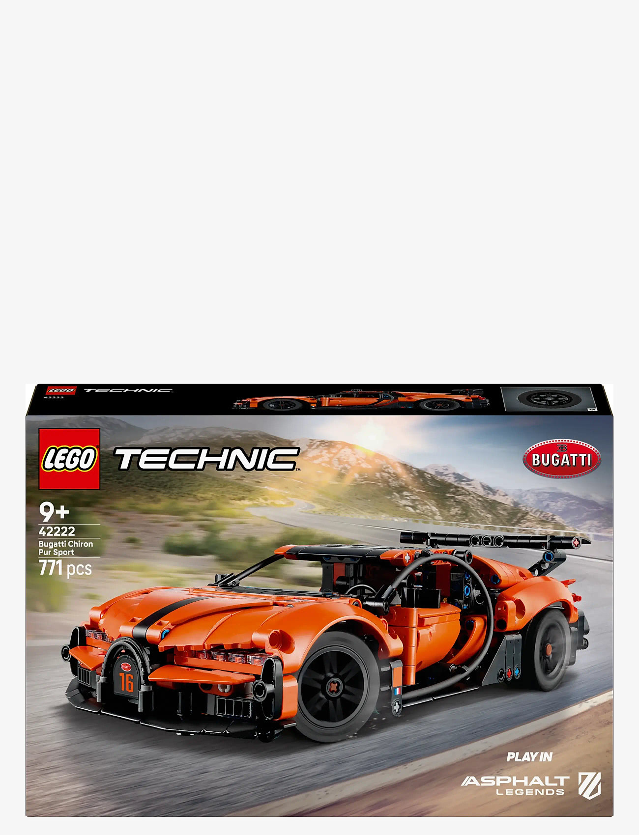 LEGO - Technic Bugatti Chiron Pur Sport Hypercar 42222 - lego technic - multi - 4