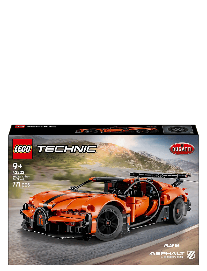 LEGO - Technic Bugatti Chiron Pur Sport Hypercar 42222 - lego technic - multi - 4
