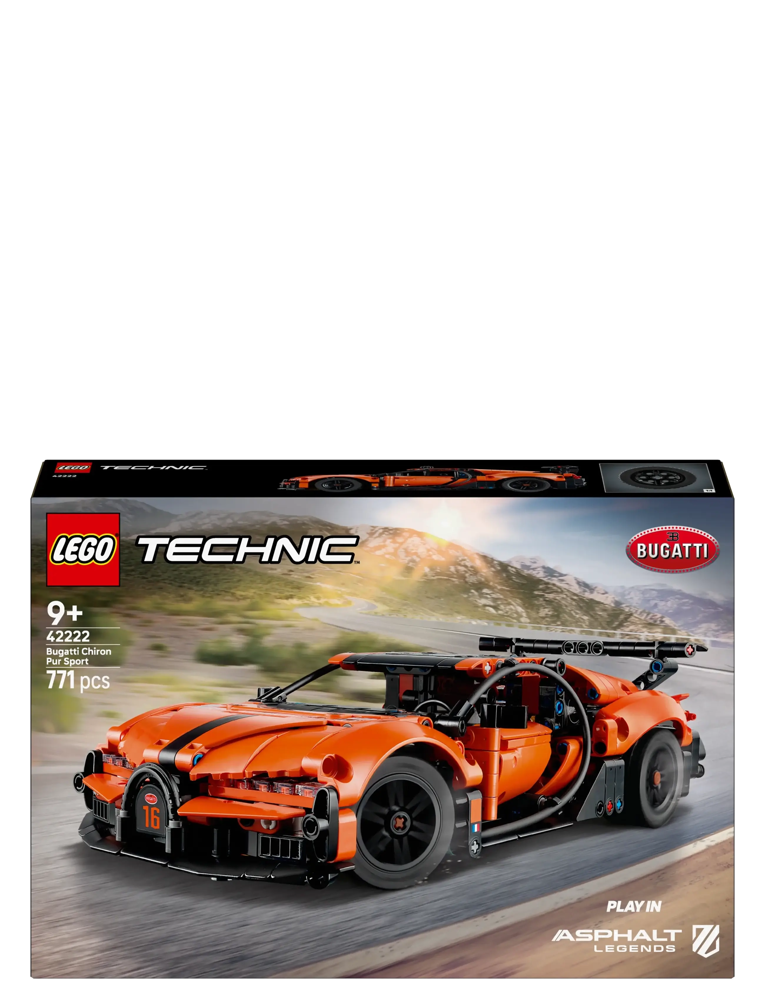LEGO - Technic Bugatti Chiron Pur Sport Hypercar 42222 - lego technic - multi - 4