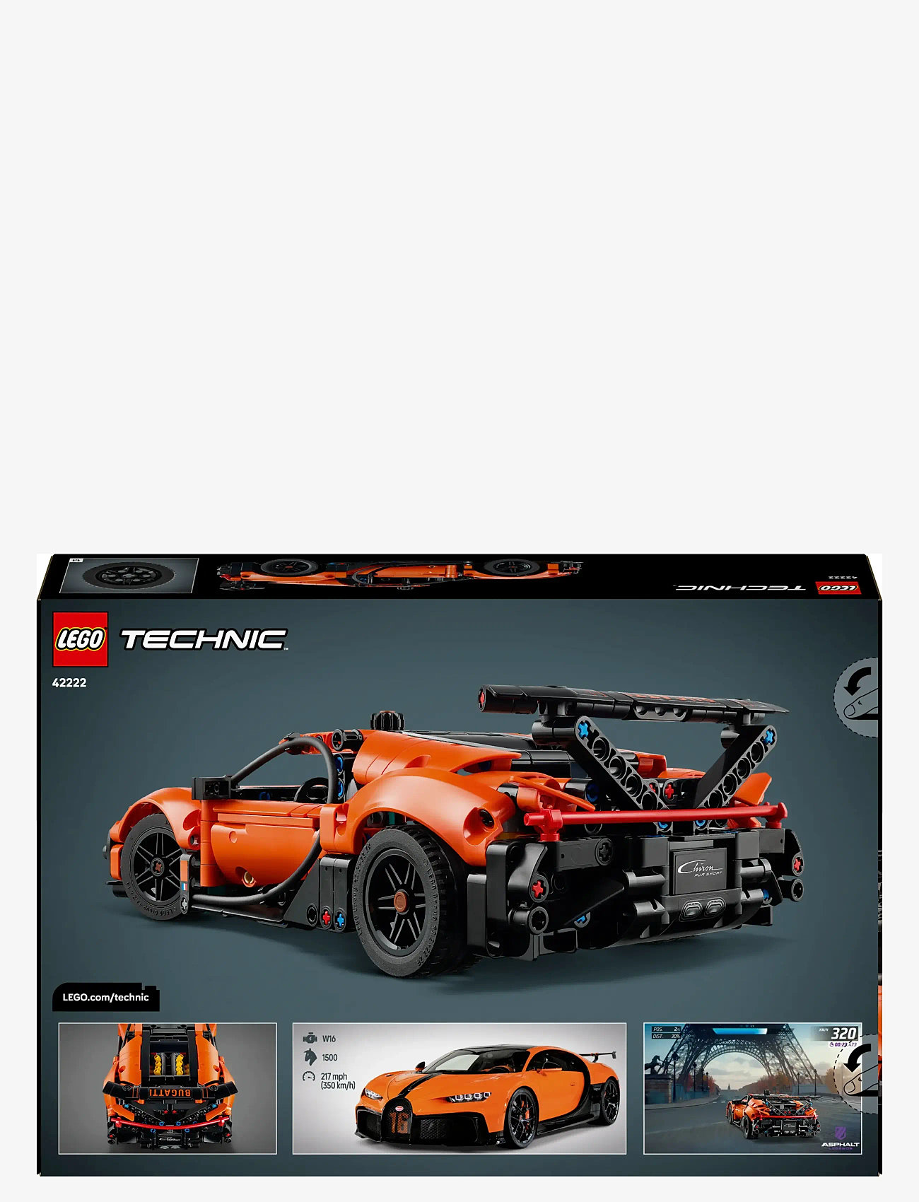 LEGO - Technic Bugatti Chiron Pur Sport Hypercar 42222 - lego technic - multi - 5
