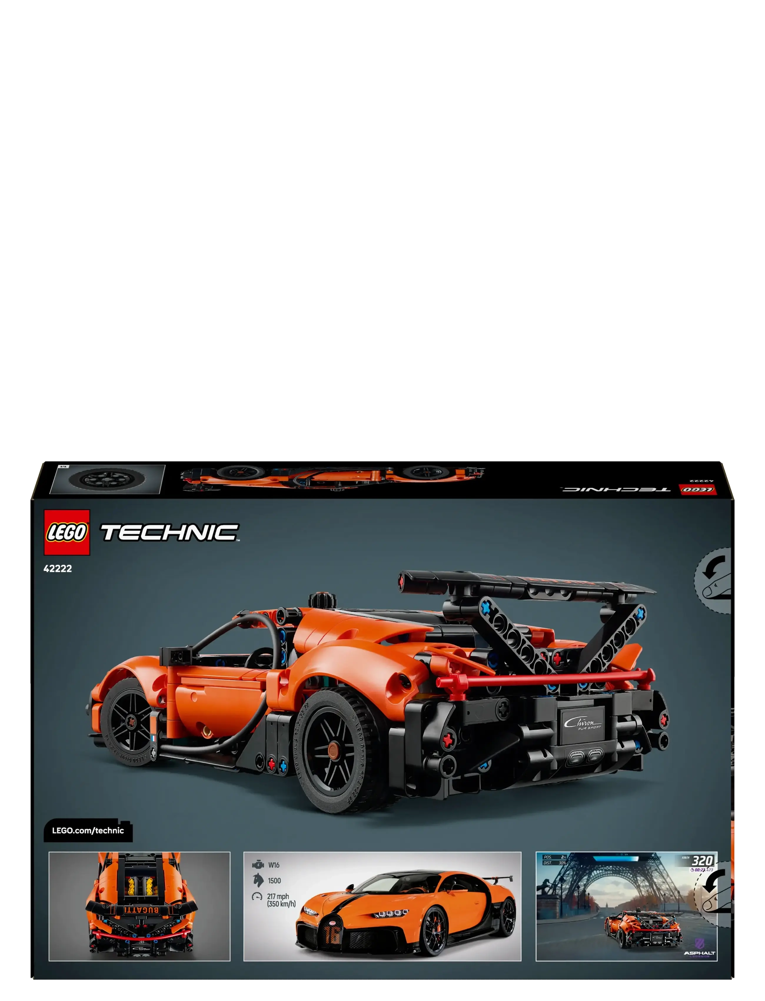 LEGO - Technic Bugatti Chiron Pur Sport Hypercar 42222 - lego technic - multi - 5