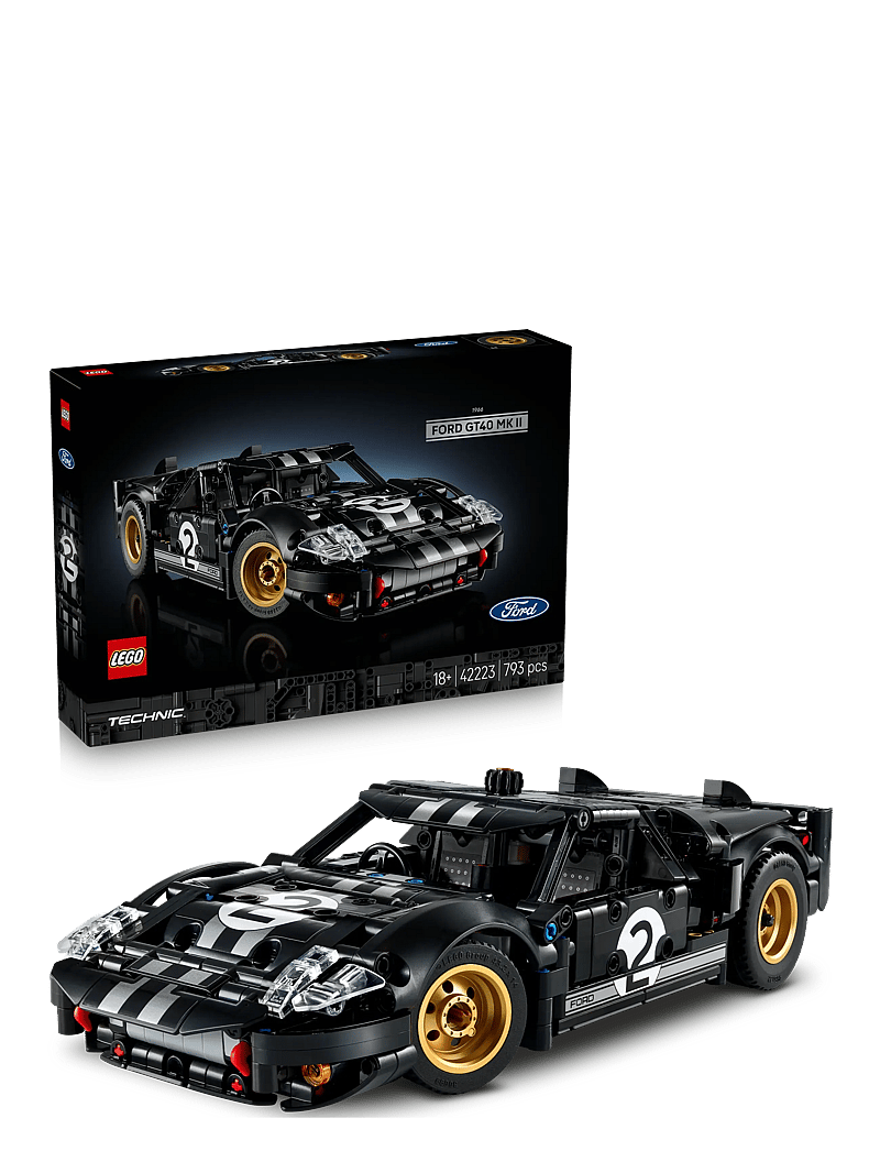 LEGO - Technic 1966 Ford GT40 MKII Race Car for Adults 42223 - lego technic - multi - 0