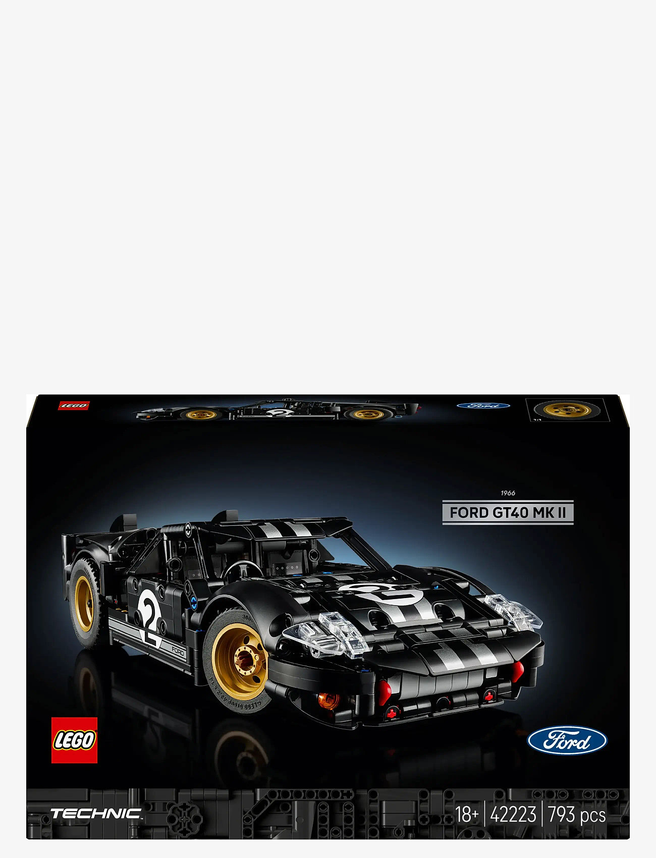 LEGO - Technic 1966 Ford GT40 MKII Race Car for Adults 42223 - lego technic - multi - 5