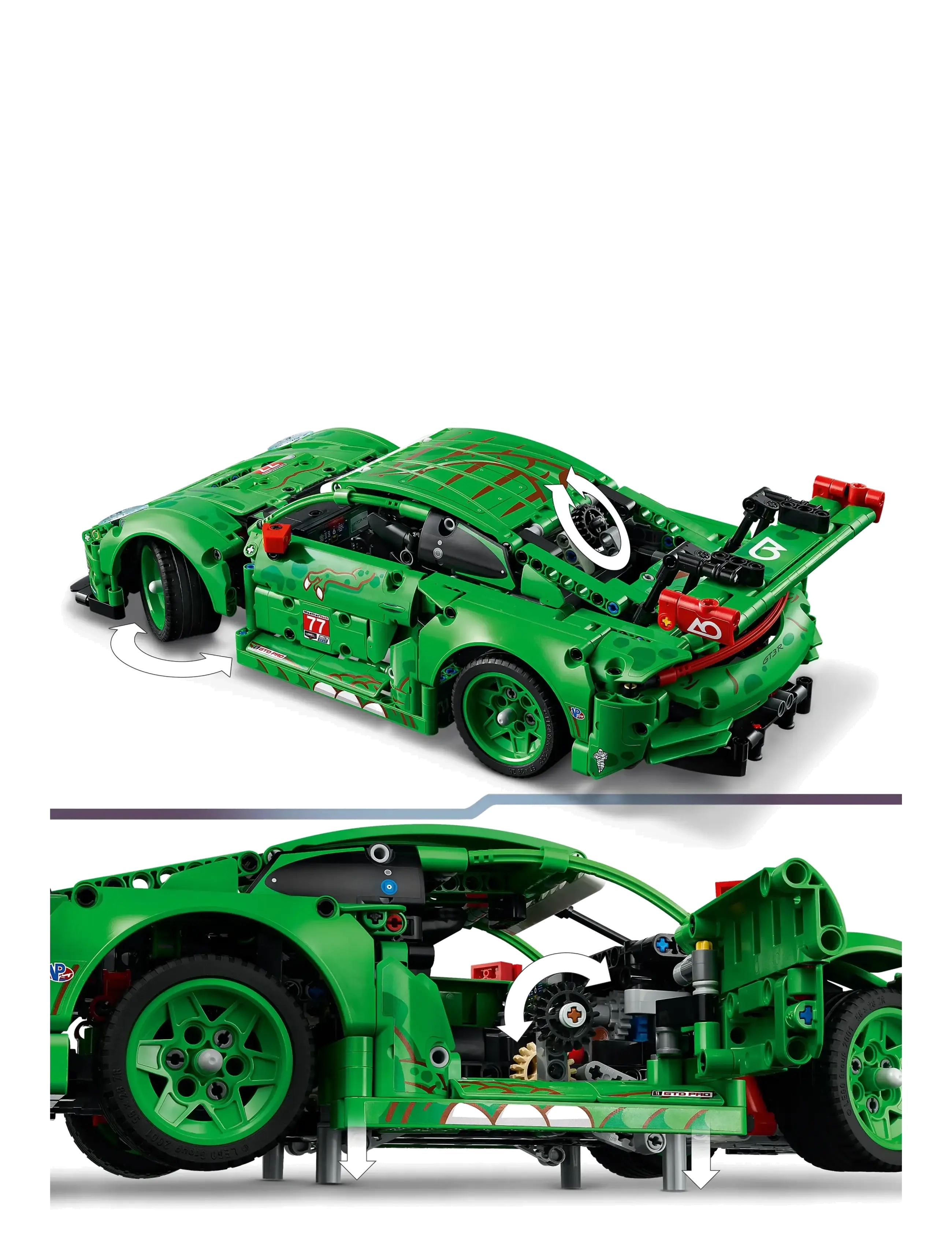 LEGO - Technic Porsche 911 GT3 R REXY AO Racing Car 42224 - lego technic - multi - 2