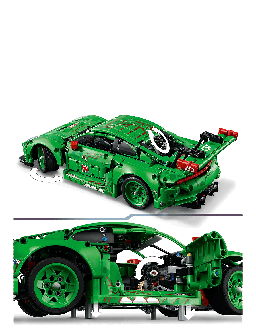 LEGO - Technic Porsche 911 GT3 R REXY AO Racing Car 42224 - lego technic - multi - 2