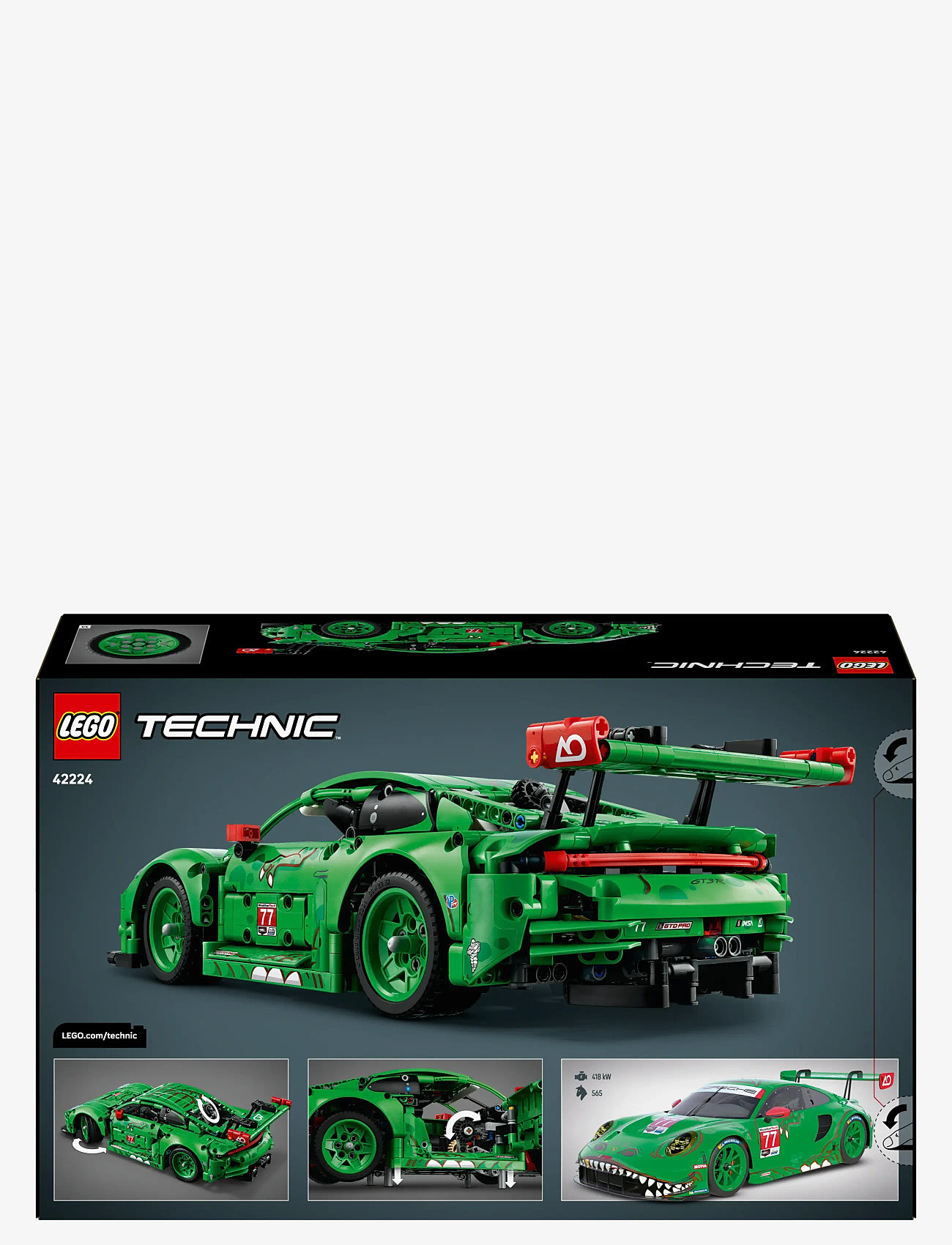 LEGO - Technic Porsche 911 GT3 R REXY AO Racing Car 42224 - lego technic - multi - 3