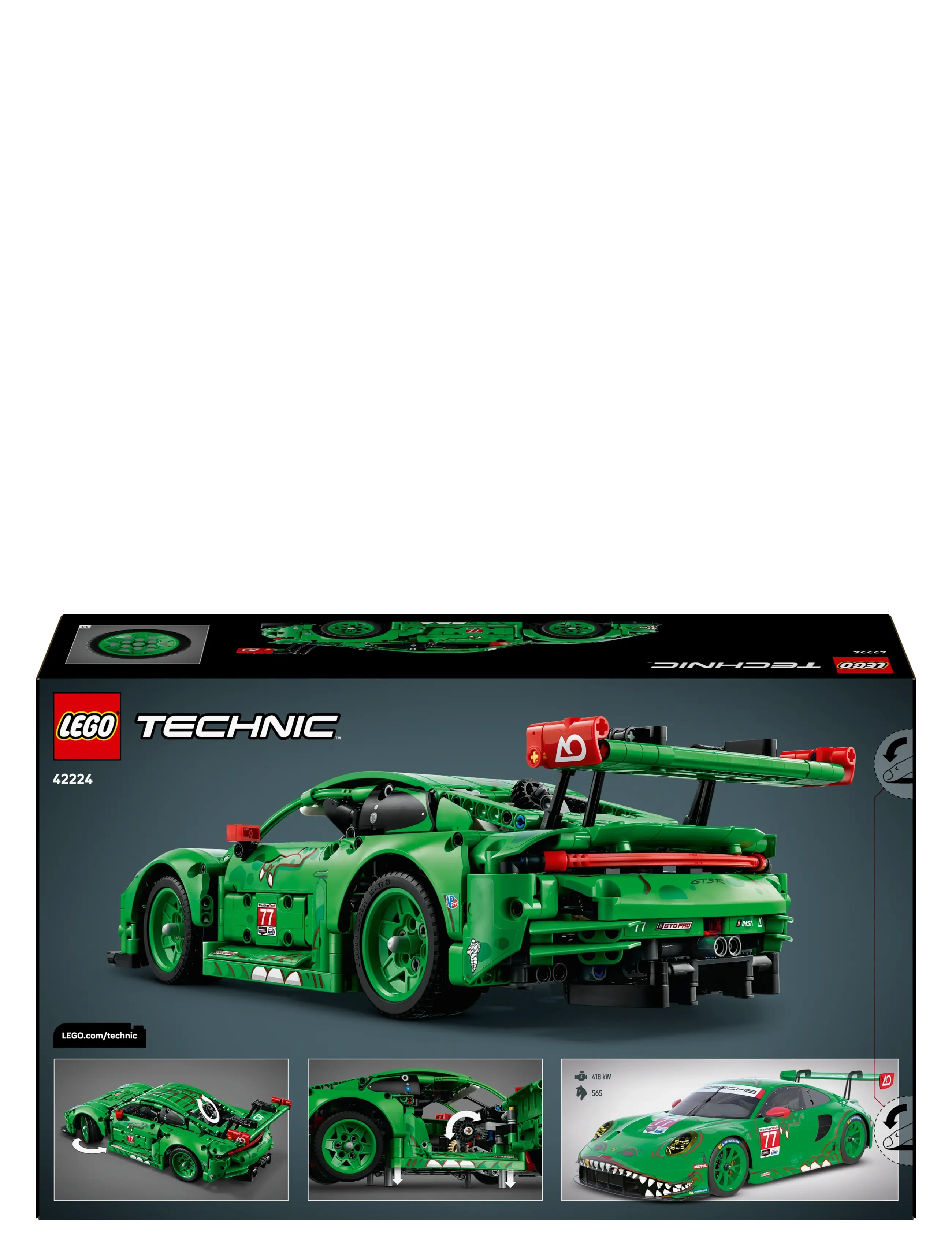 LEGO - Technic Porsche 911 GT3 R REXY AO Racing Car 42224 - lego technic - multi - 3