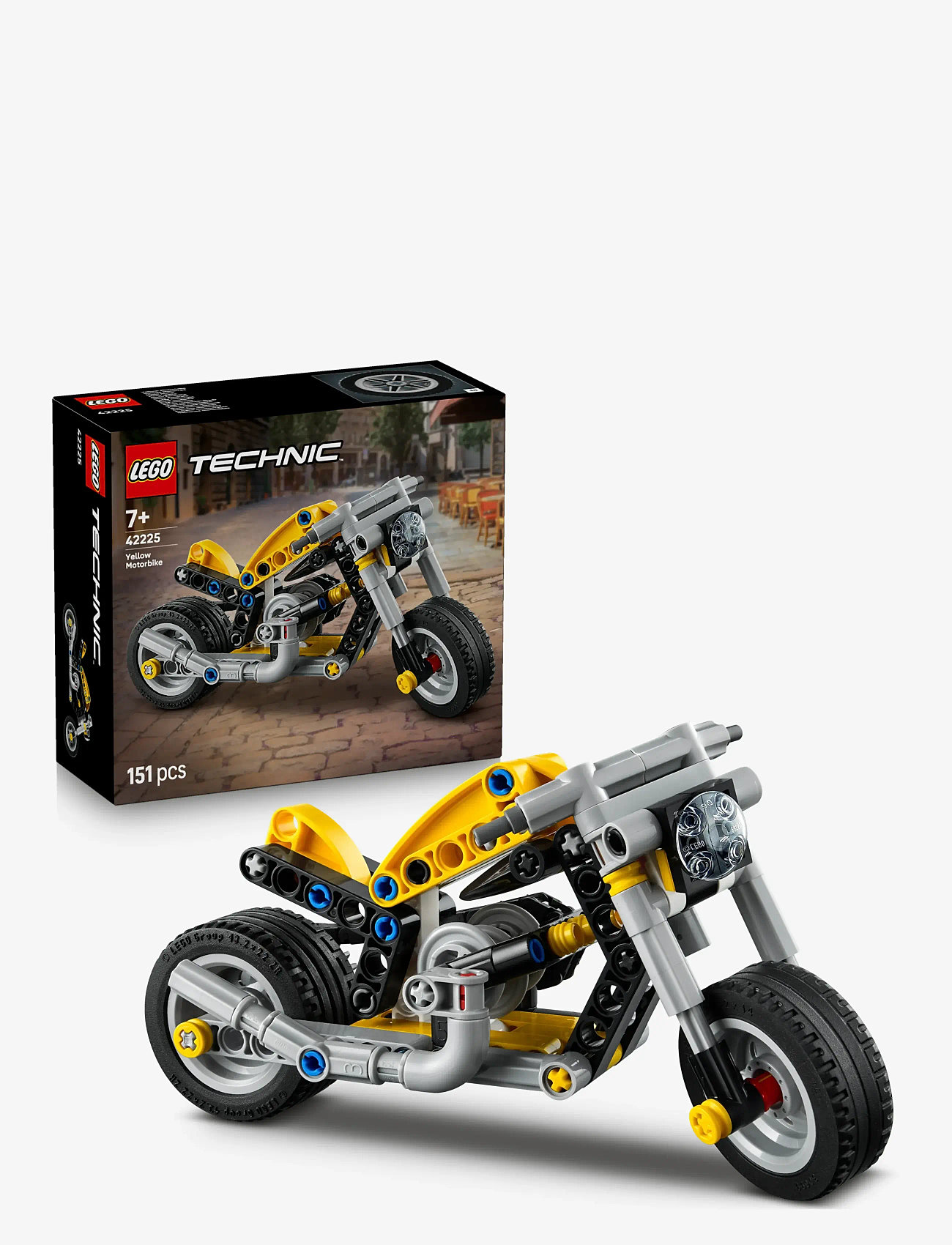 LEGO - Yellow Motorcycle 42225 - lego technic - multi - 0