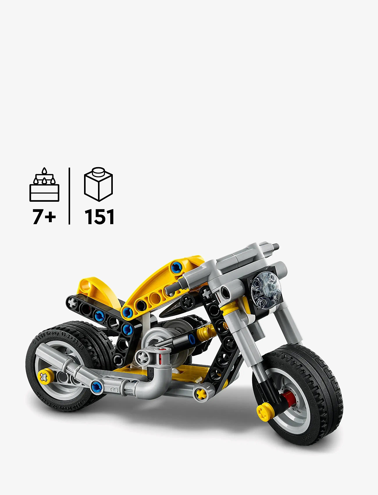 LEGO - Yellow Motorcycle 42225 - lego technic - multi - 1