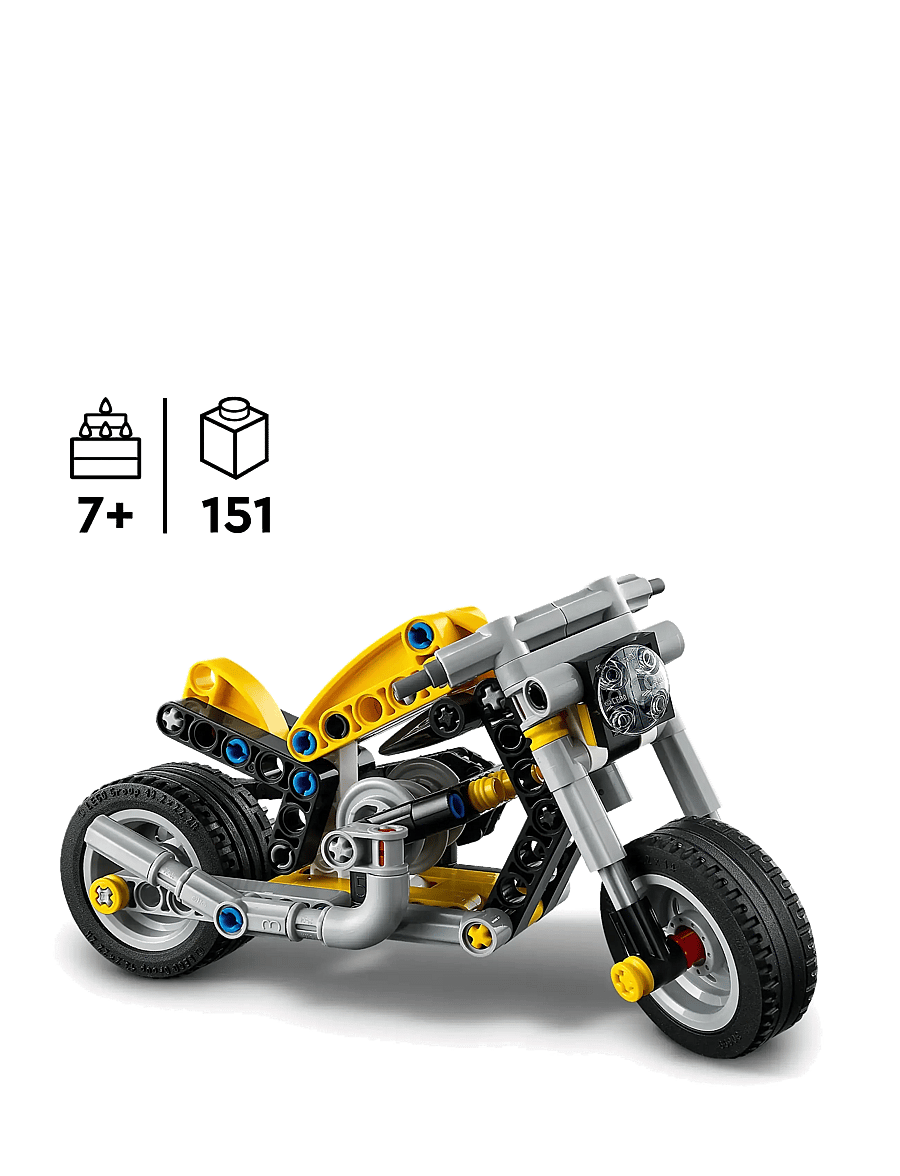 LEGO - Technic Yellow Motorbike Toy Building Set 42225 - lego technic - multi - 1