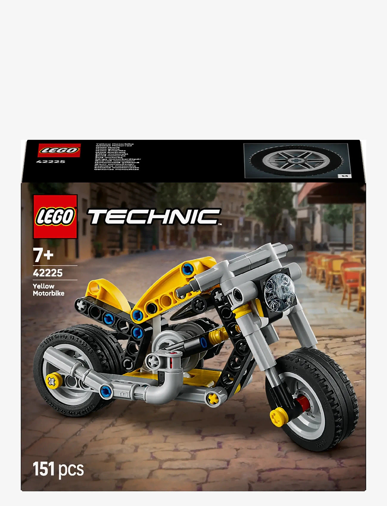 LEGO - Yellow Motorcycle 42225 - lego technic - multi - 5