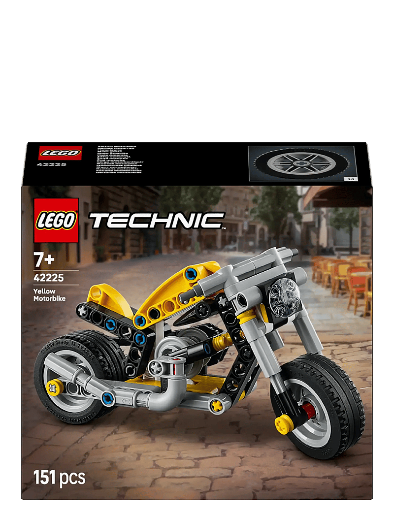 LEGO - Yellow Motorcycle 42225 - lego technic - multi - 5