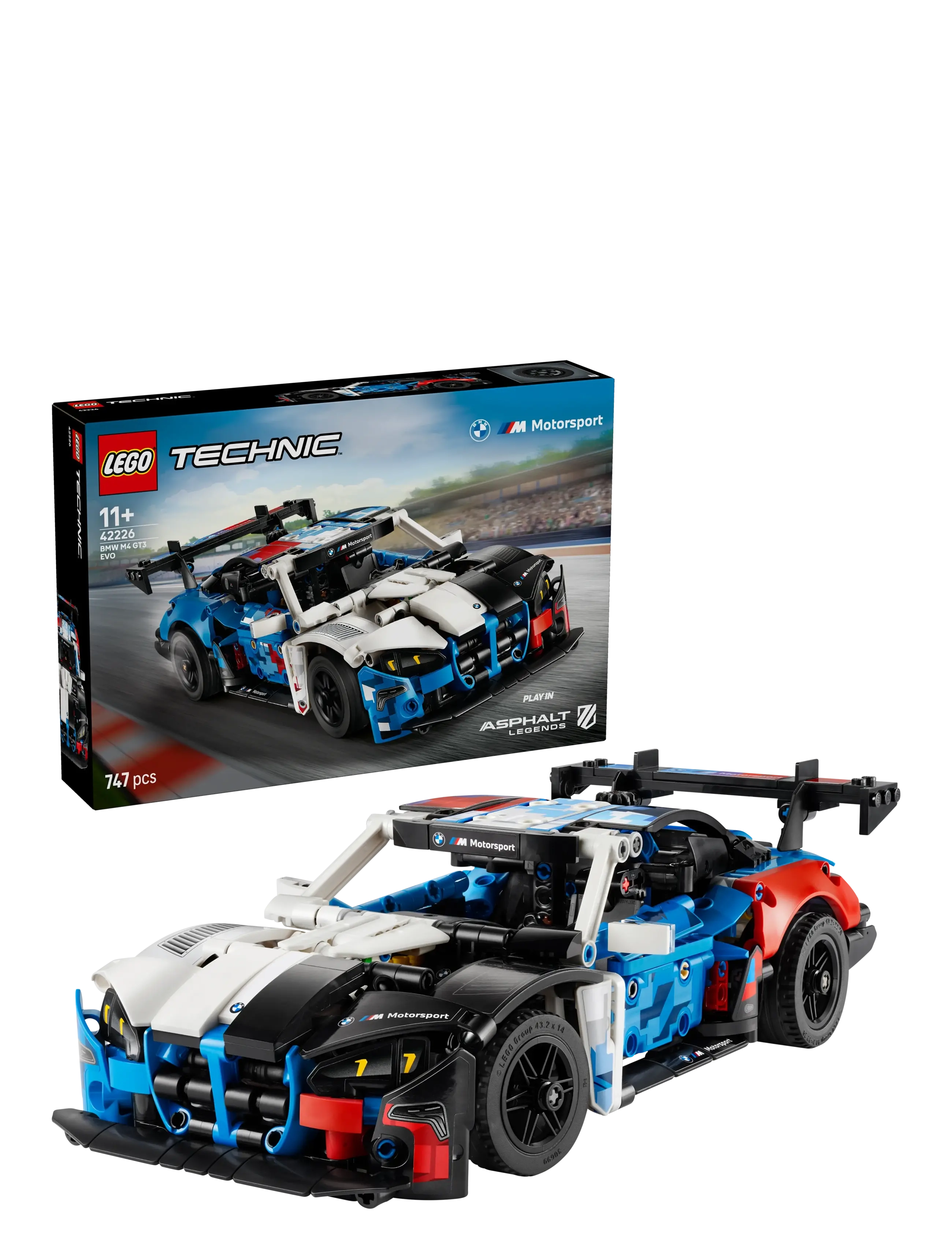 LEGO Technic BMW M4 GT3 EVO Race Car Model Kit 42226 - 4 for 3 - MULTI / multi