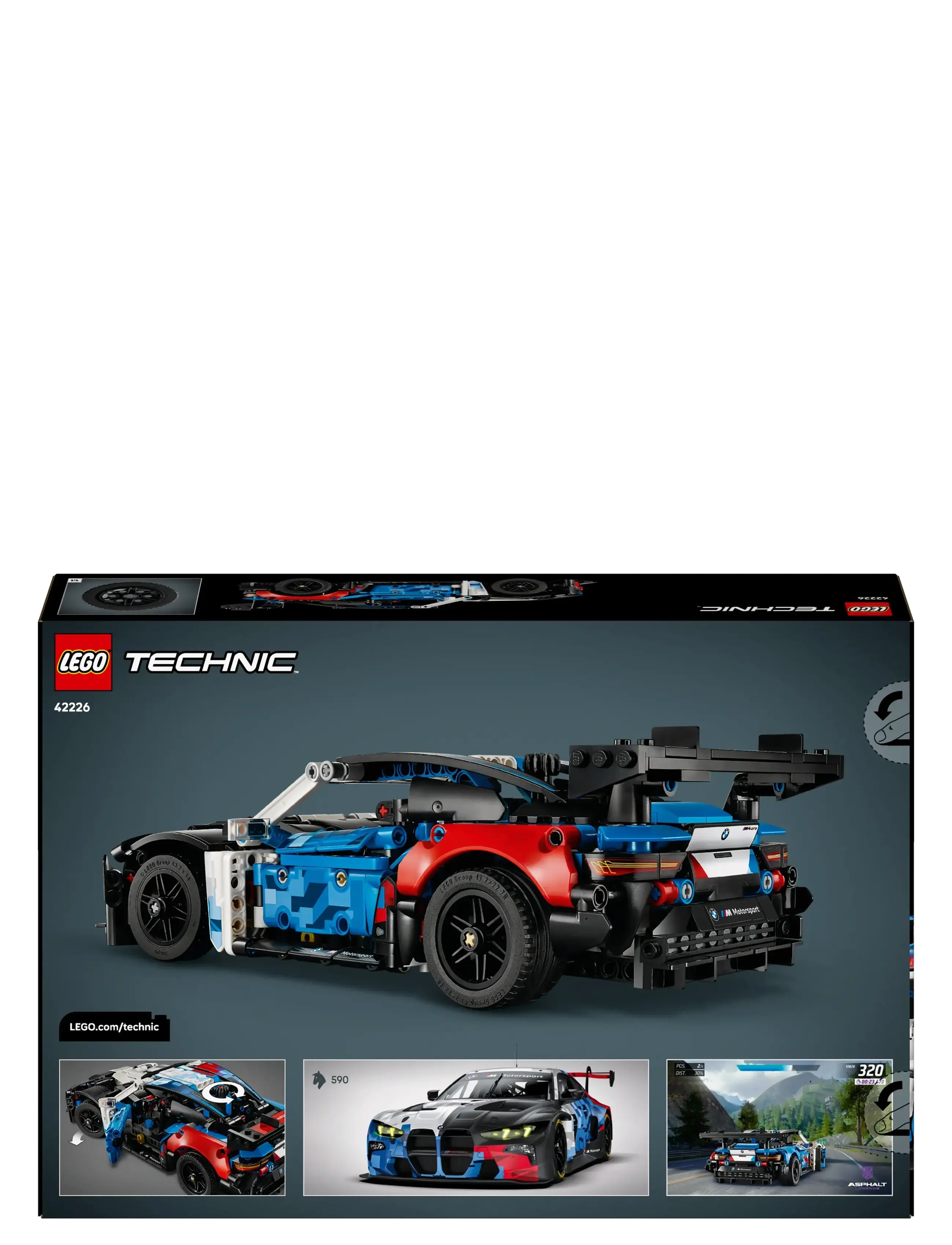 LEGO - Technic BMW M4 GT3 EVO Race Car Model Kit 42226 - lego technic - multi - 3