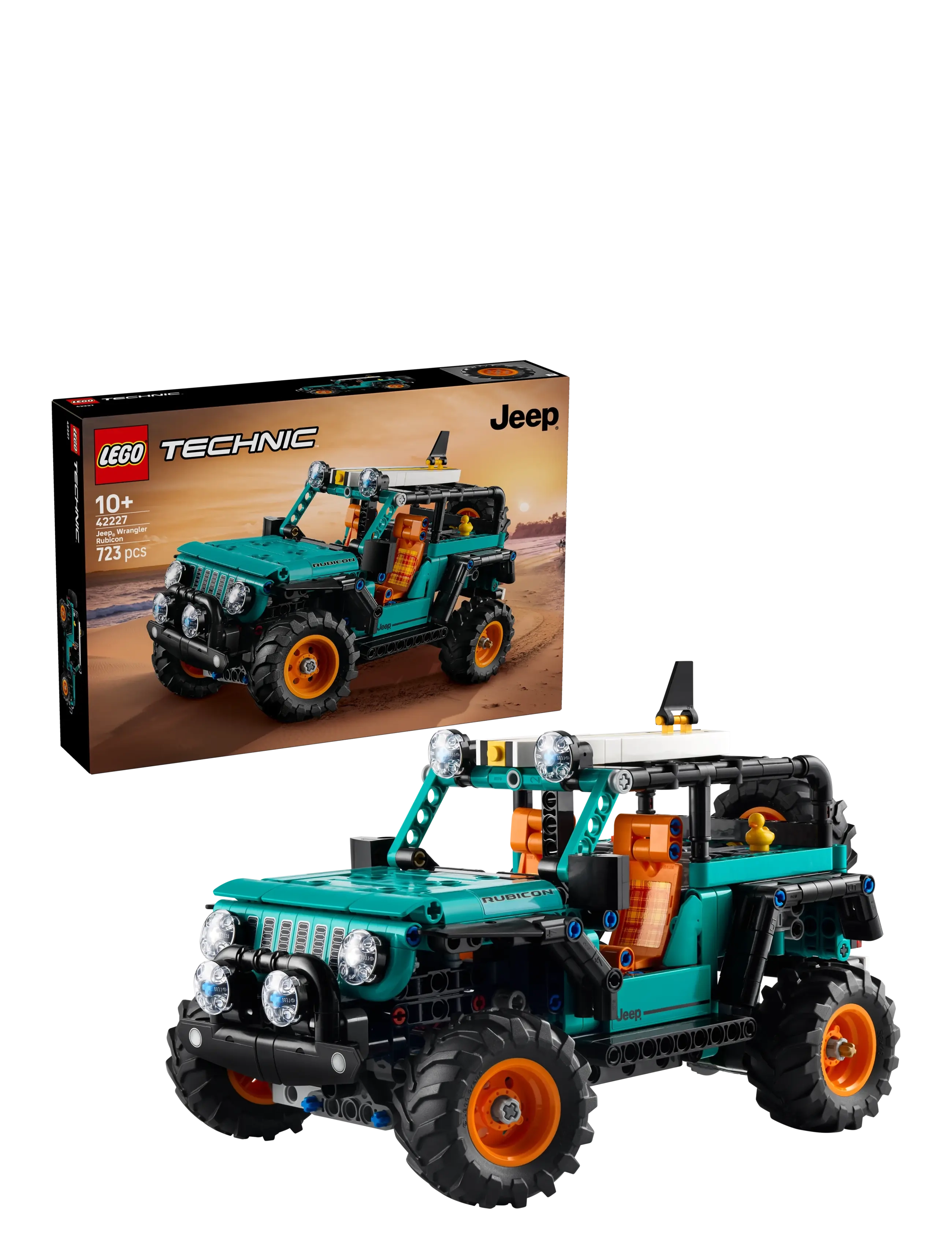 LEGO Jeep Wrangler Rubicon Suv 42227, One Size, Lego Spielzeug, Grün - Technic, Homeware