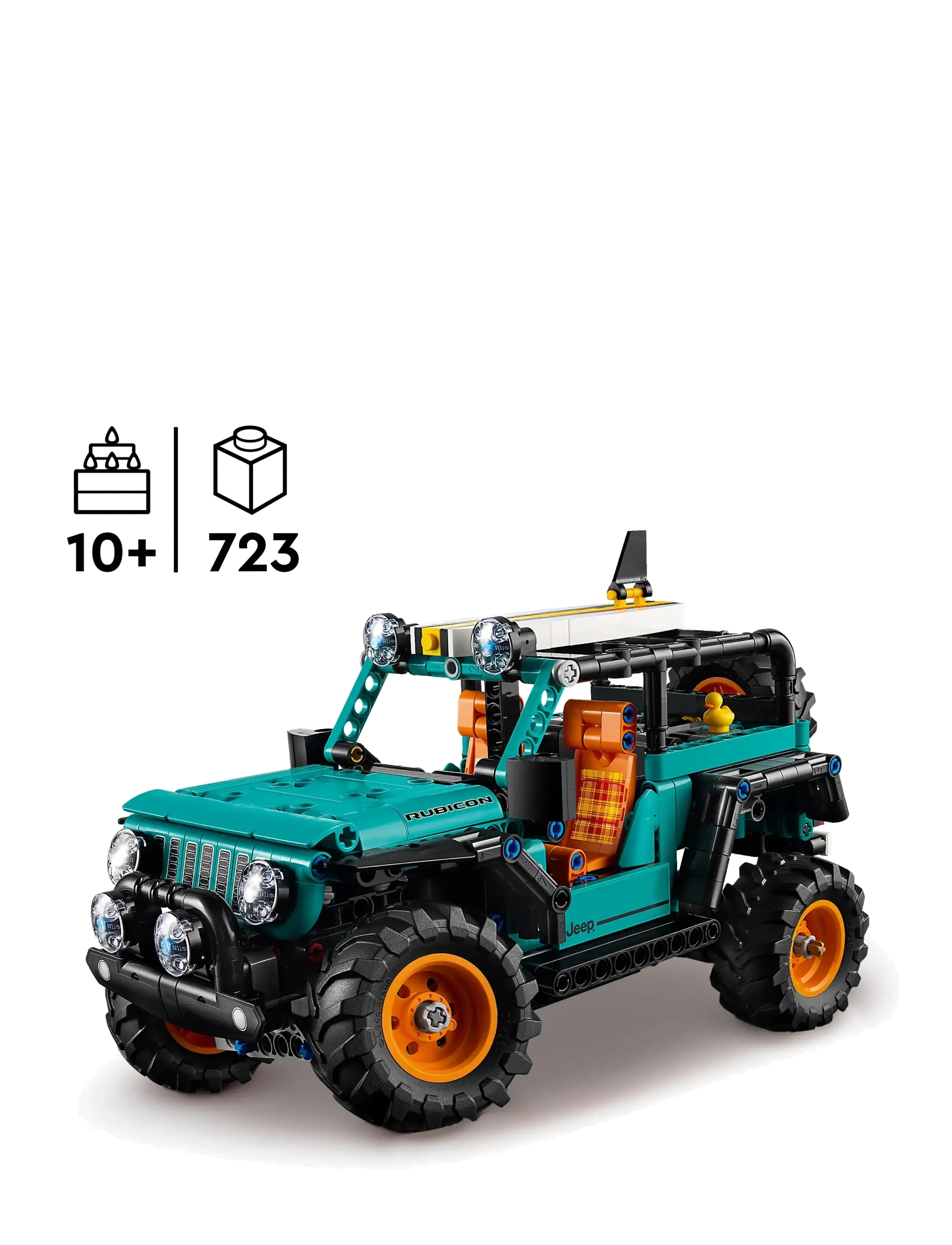 LEGO - Technic Wrangler Rubicon SUV Building Kit 42227 - lego technic - multi - 1