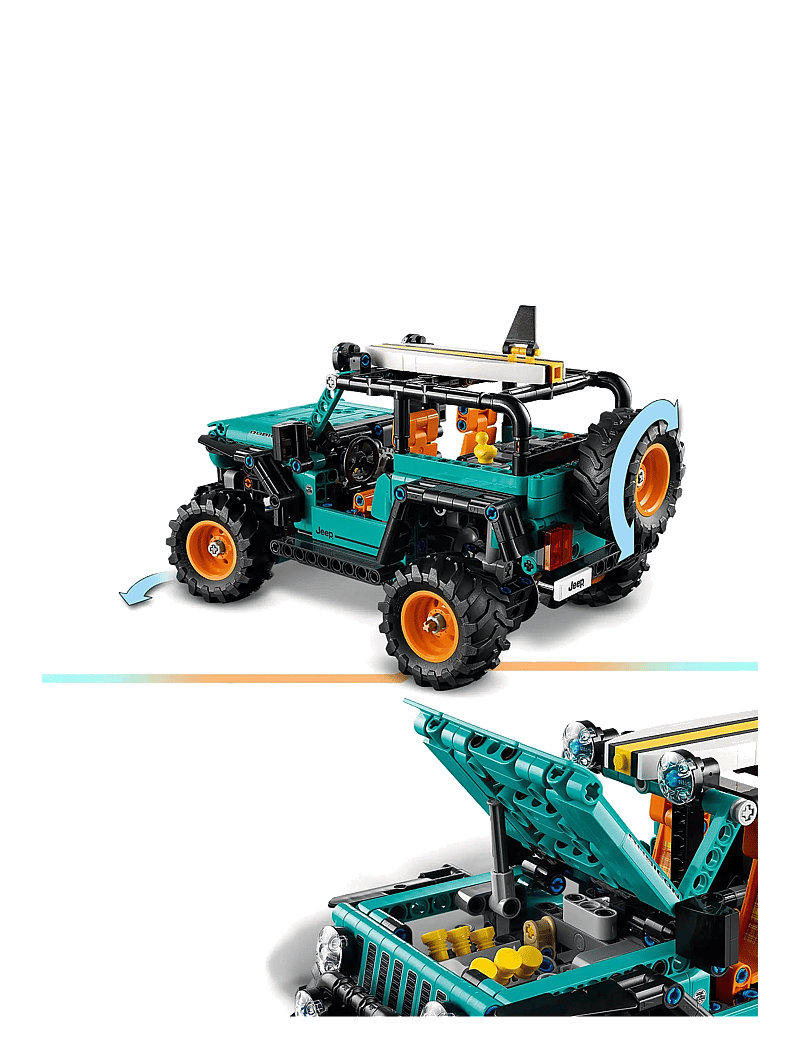 LEGO - Jeep® Wrangler Rubicon SUV 42227 - lego technic - multi - 4
