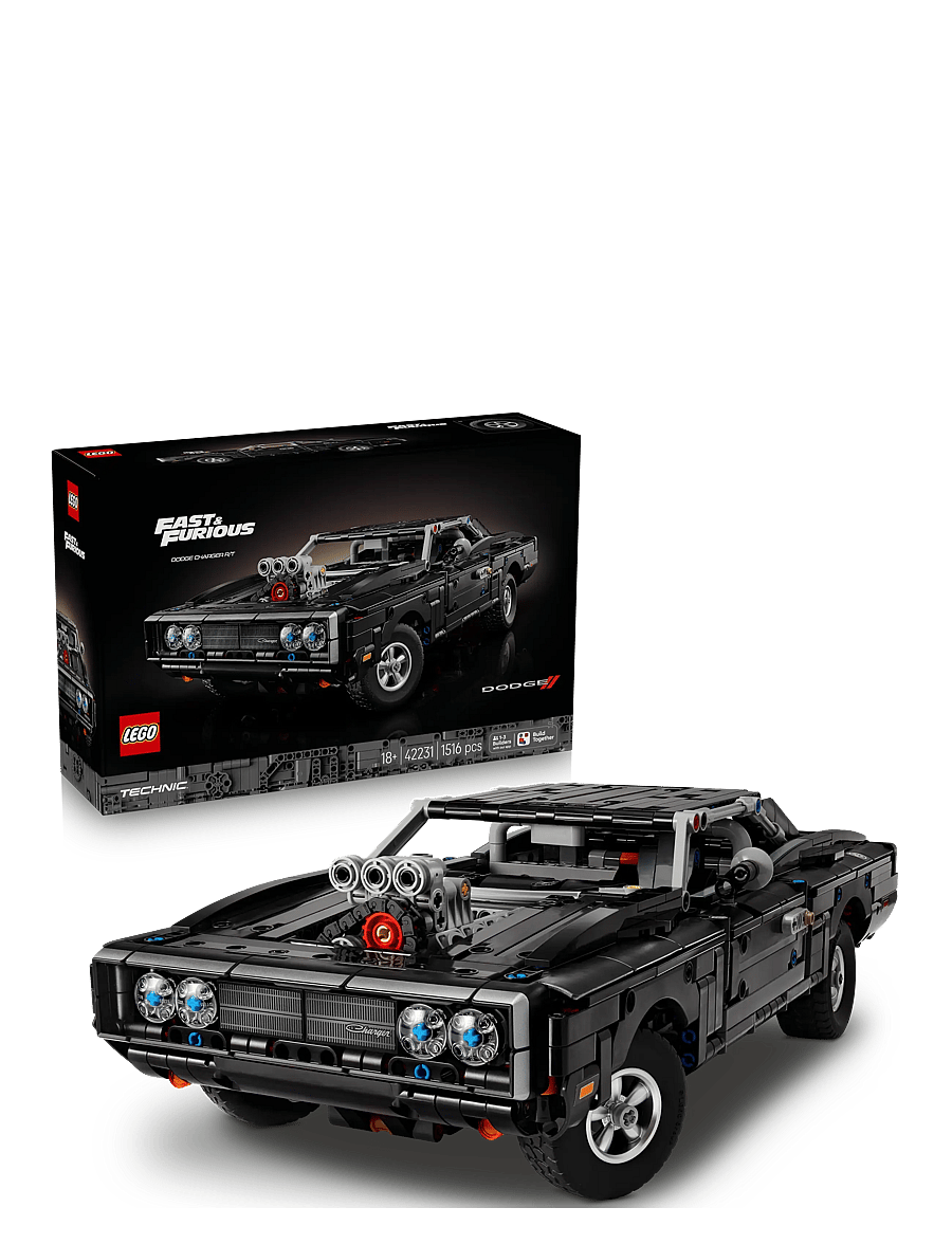 LEGO - Technic Fast and Furious Dodge Charger R/T Car 42231 - lego technic - multi - 0