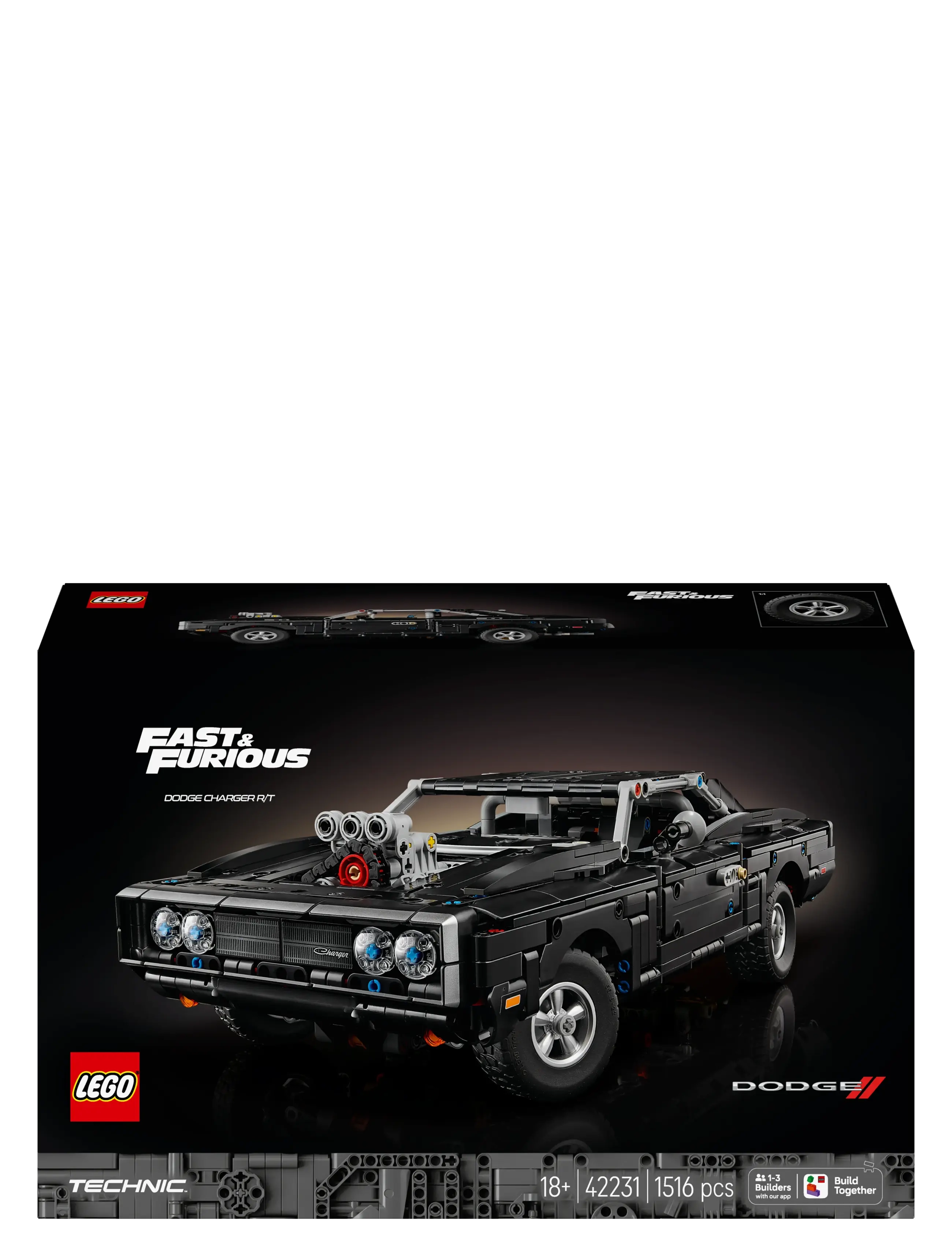 LEGO - Fast and Furious Dodge Charger R/T Car 42231 - lego technic - multi - 5