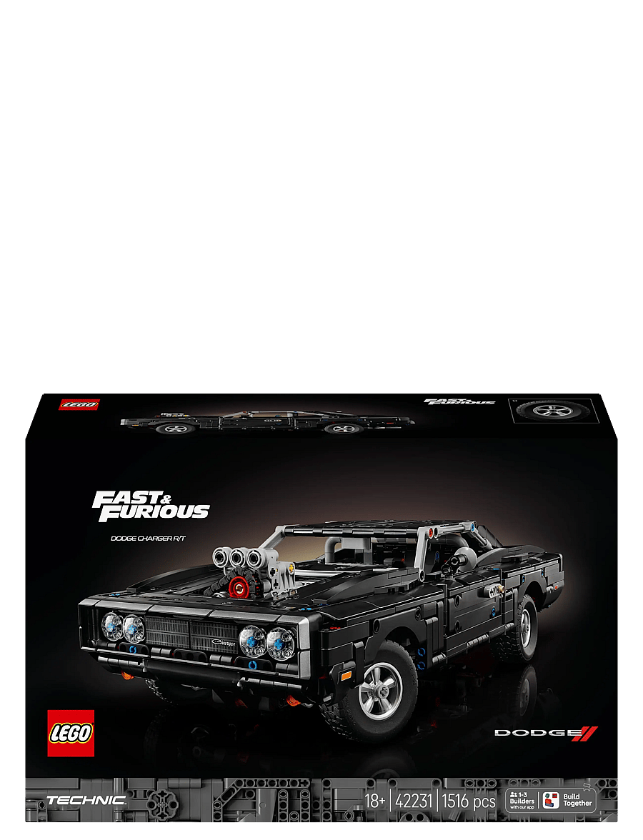 LEGO - Technic Fast and Furious Dodge Charger R/T Car 42231 - lego technic - multi - 5