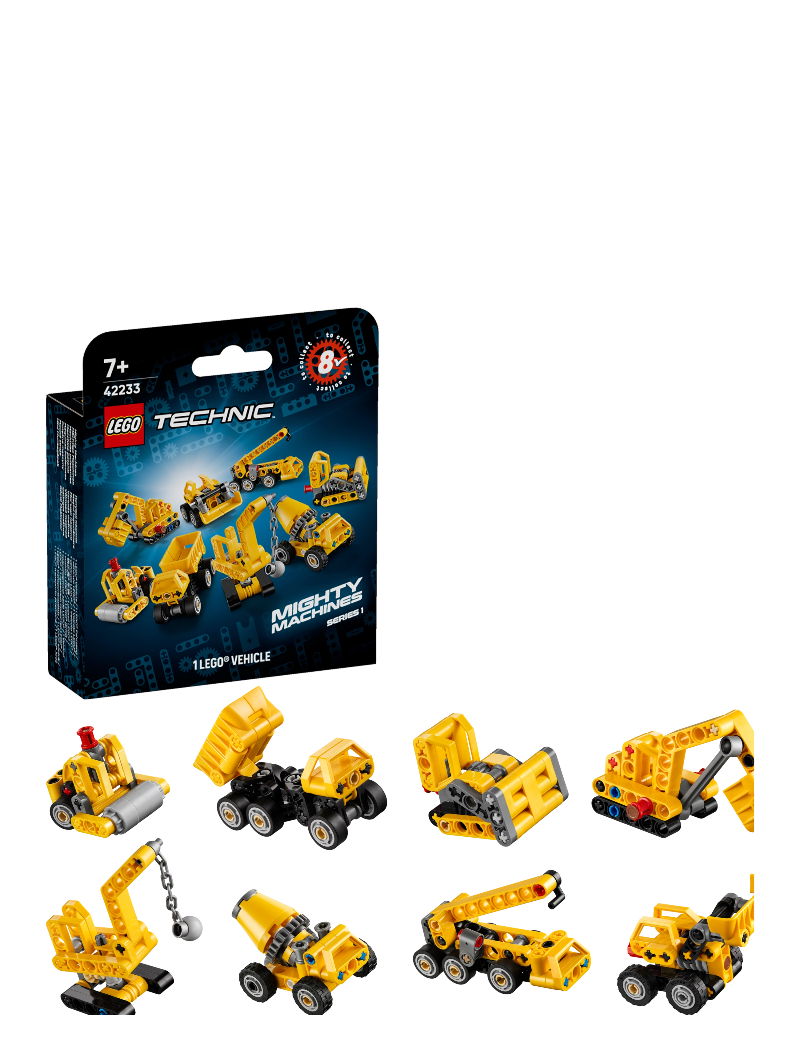 LEGO Technic Mighty Machines Building Toy 42233 - Gifts - MULTI / yellow