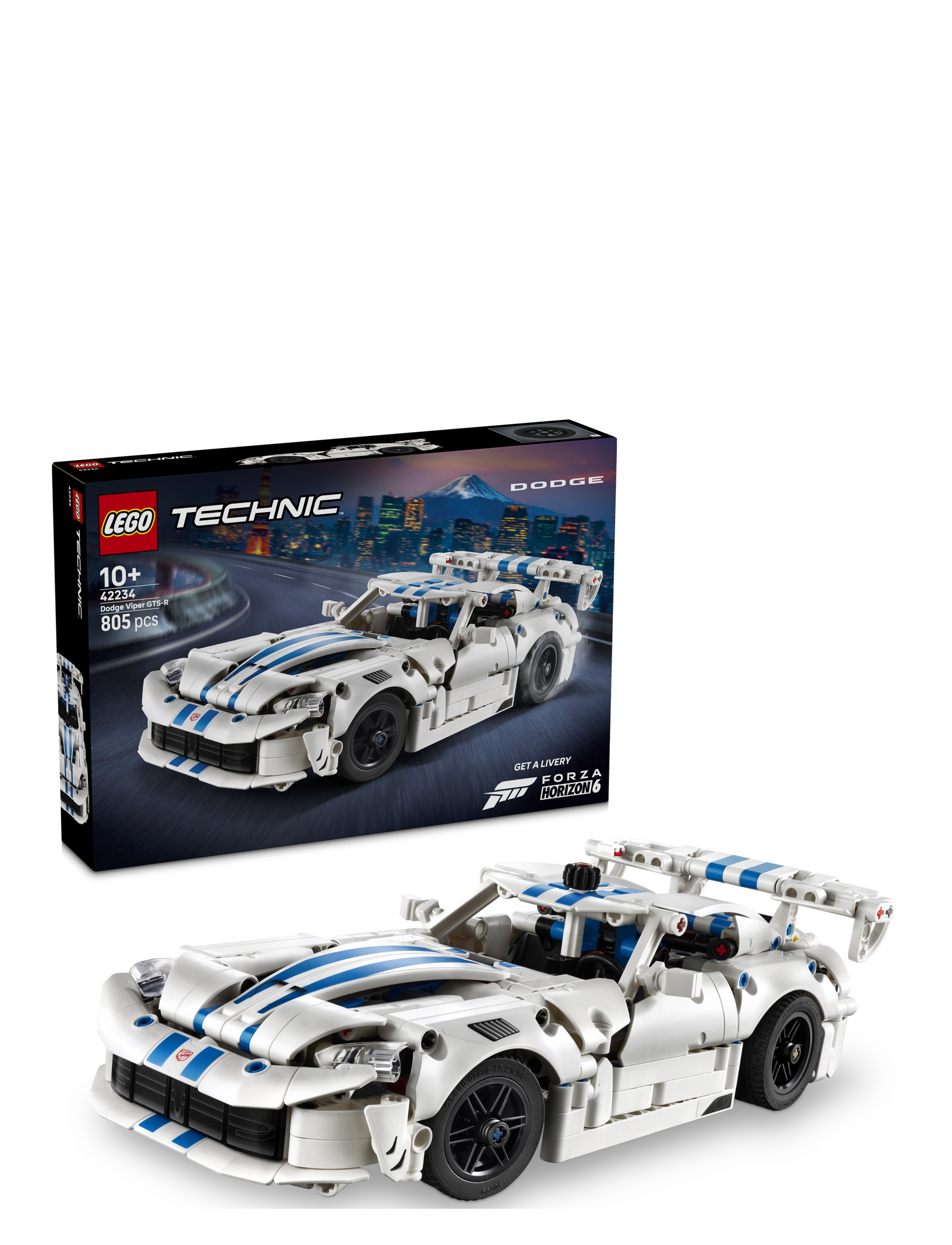 LEGO Technic 42234, One Size, White, Toy Cars > Other Toy Cars, Børn