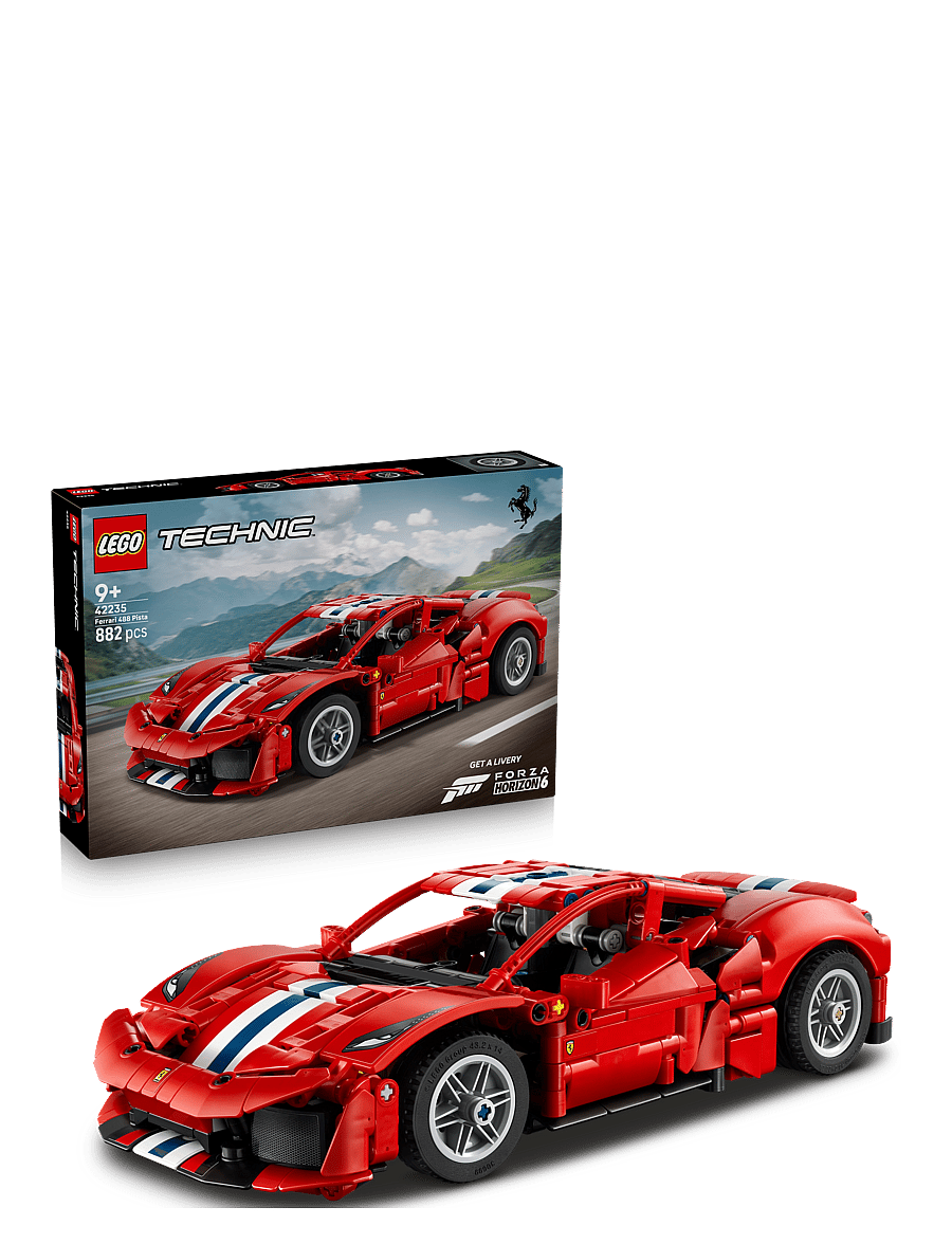 LEGO - Technic Ferrari 488 Pista Car Building Toy 42235 - lego technic - multi - 0