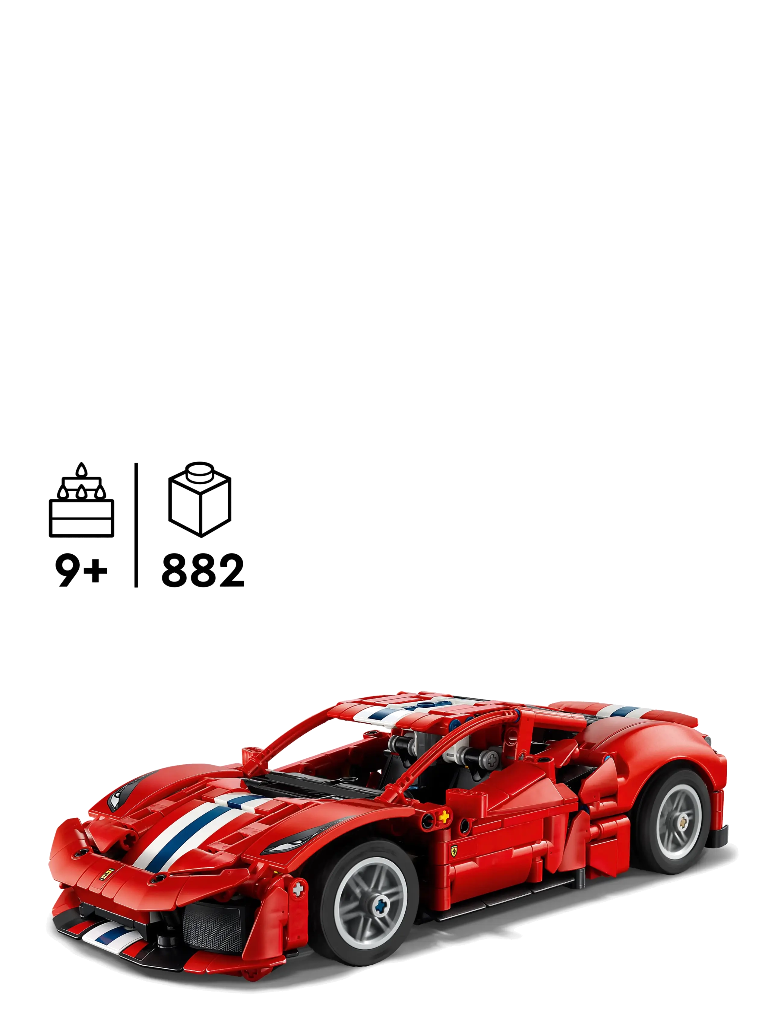 LEGO - Technic Ferrari 488 Pista Car Building Toy 42235 - lego technic - multi - 1