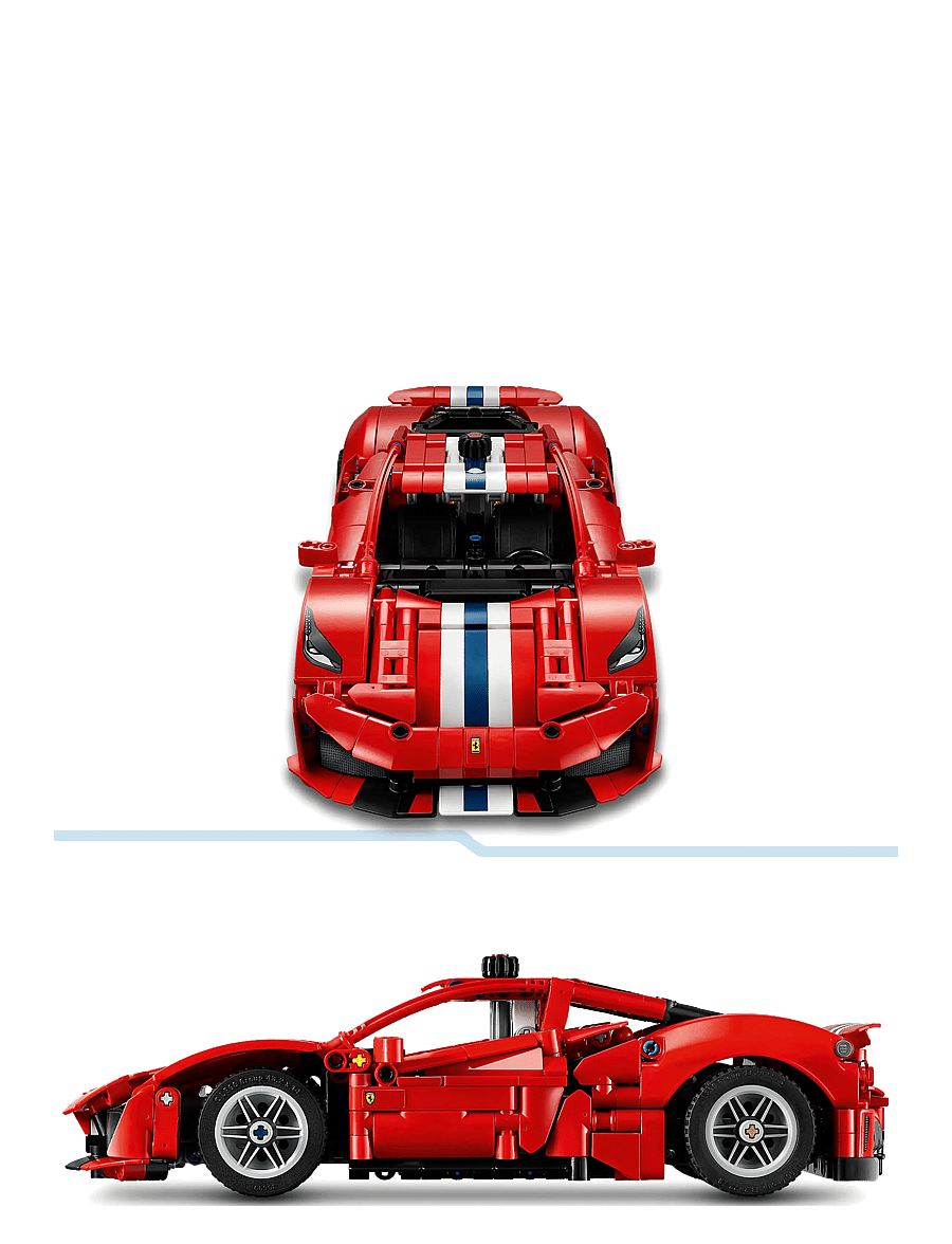 LEGO - Technic Ferrari 488 Pista Car Building Toy 42235 - lego technic - multi - 3