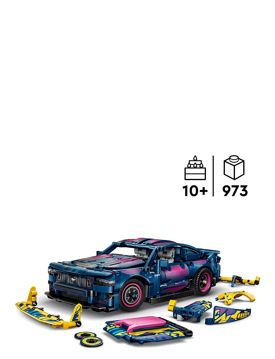 LEGO - Technic Custom Garage Ford Mustang GT Car Toy 42236 - lego technic - multi - 1