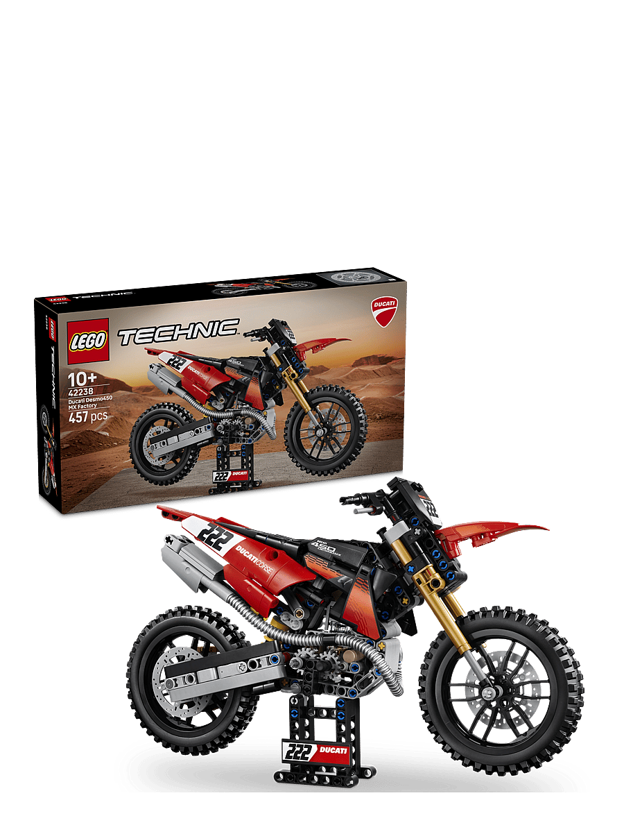 LEGO - Technic Ducati Desmo450 MX Factory Motorcycle 42238 - lego technic - multi - 0