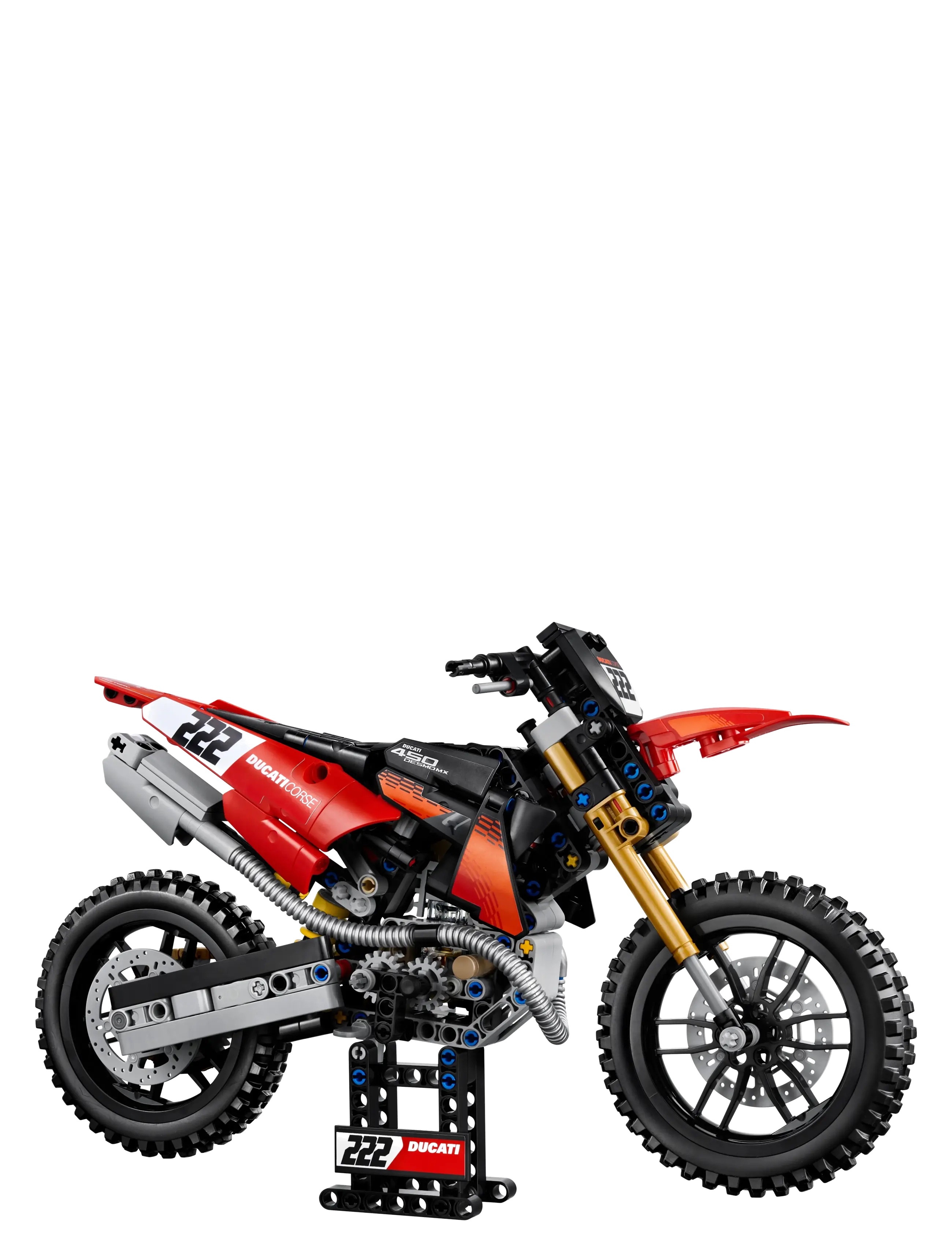 LEGO - Technic Ducati Desmo450 MX Factory Motorcycle 42238 - lego technic - multi - 2