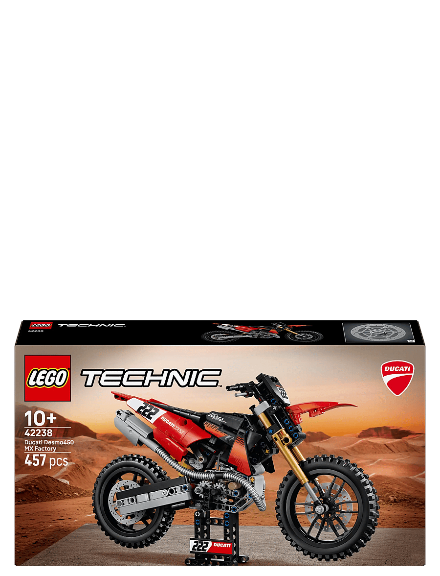 LEGO - Technic Ducati Desmo450 MX Factory Motorcycle 42238 - lego technic - multi - 5