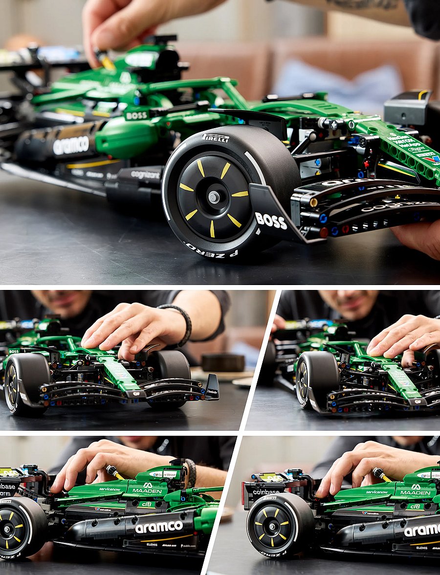 LEGO - Technic Aston Martin Aramco AMR25 Car 42240 - lego technic - multi - 5