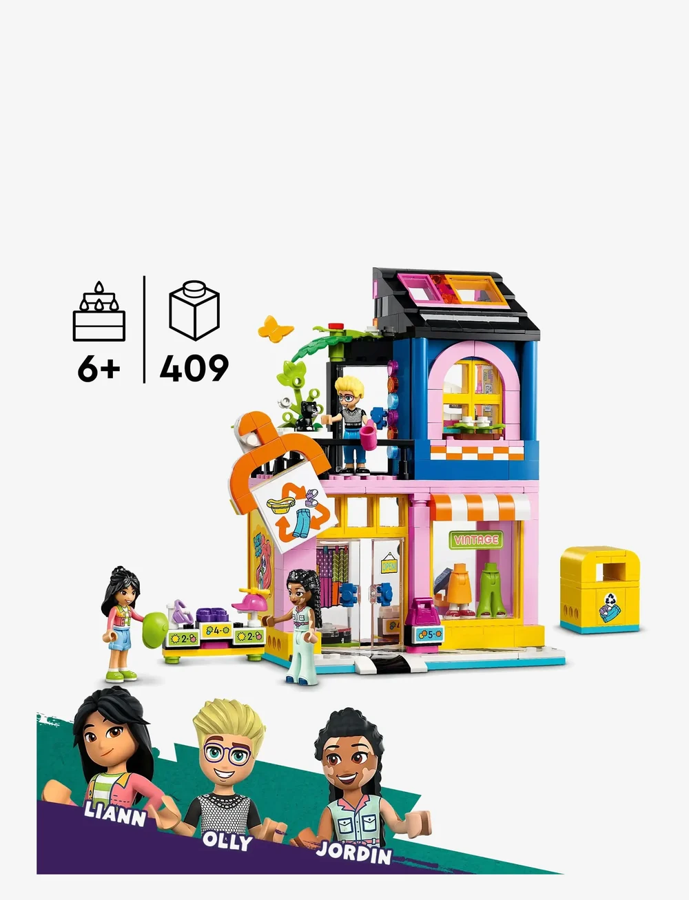 LEGO - Friends Vintage Fashion Store Toy Shop 42614 - lego friends - multi - 1