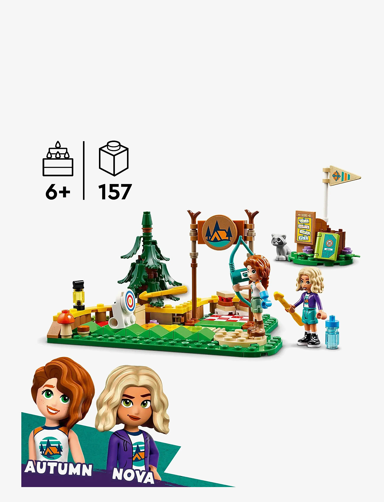 LEGO - Adventure Camp – bueskydningsbane 42622 - lego® friends - multi - 1