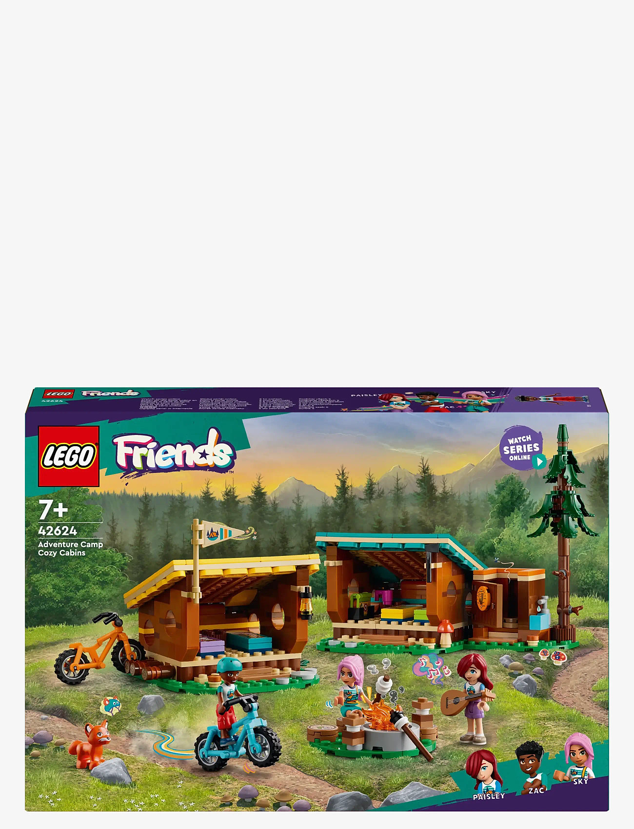 LEGO Friends Adventure Camp Cosy Cabins Camping Toy 42624 (LGO42624)  LEGO® Friends