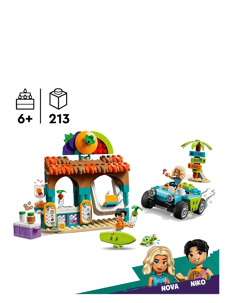 LEGO - Friends Beach Smoothie Stand, Play Food Set 42625 - lego friends - multi - 1