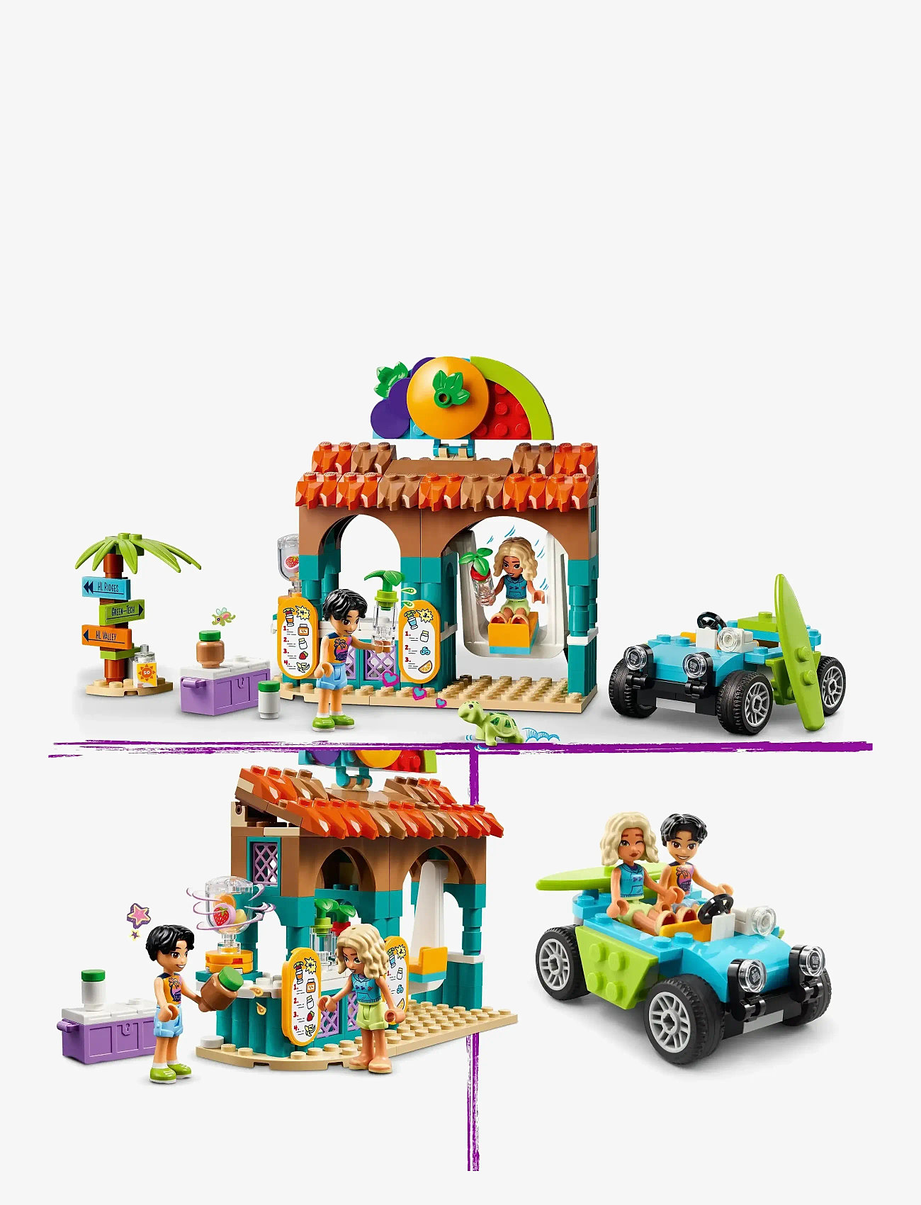 LEGO - Smoothie-bod ved stranden 42625 - multi - 5