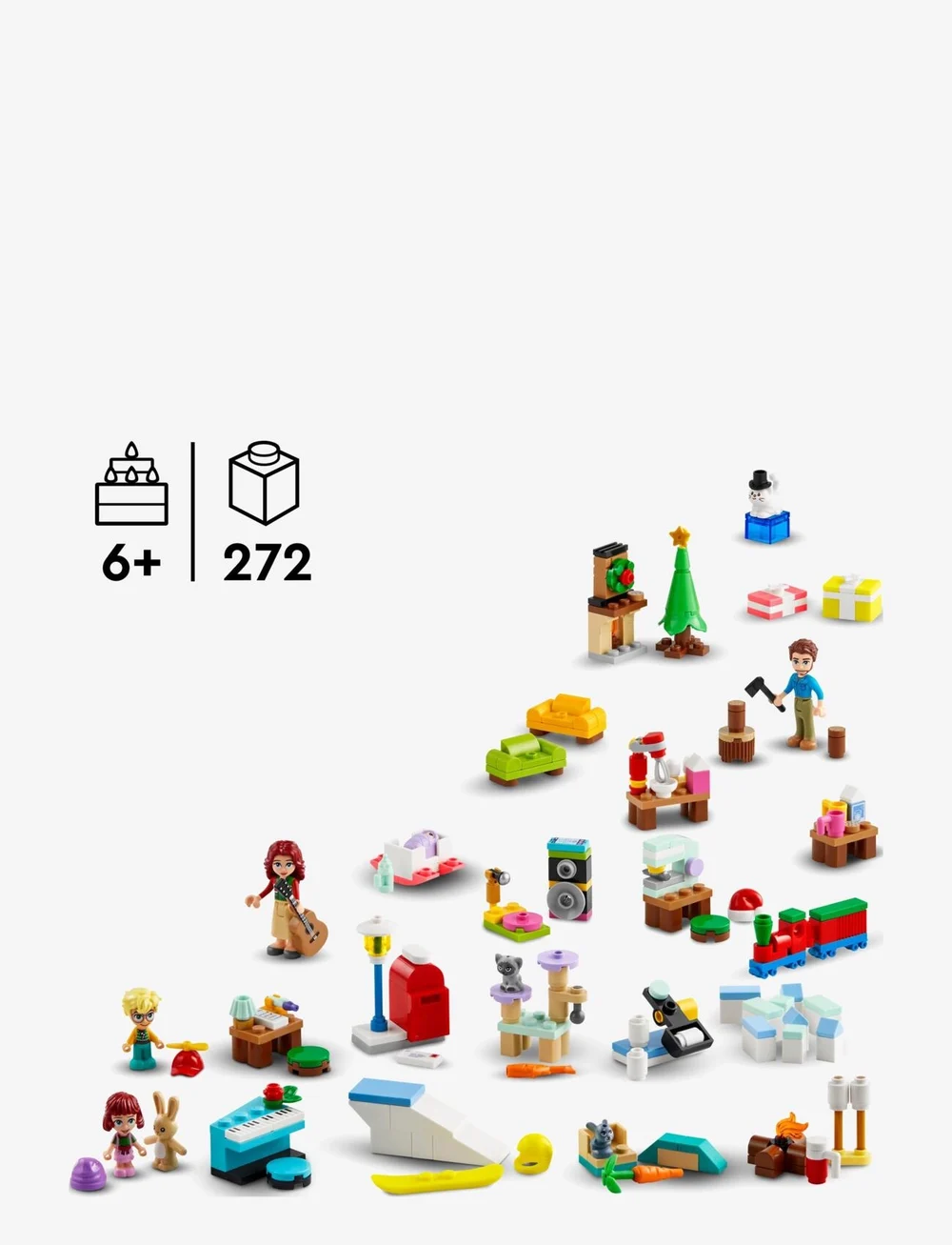 LEGO Friends Advent Calendar 2024 Christmas Toy 42637 Advent calendars Boozt