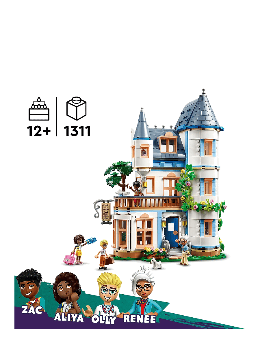 LEGO - Friends Castle Bed and Breakfast Hotel Playset 42638 - multi - 1