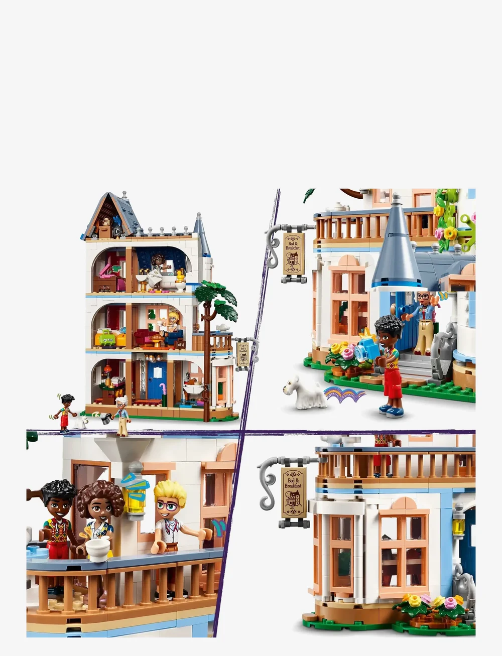 LEGO - Friends Castle Bed and Breakfast Hotel Playset 42638 - lego friends - multi - 5