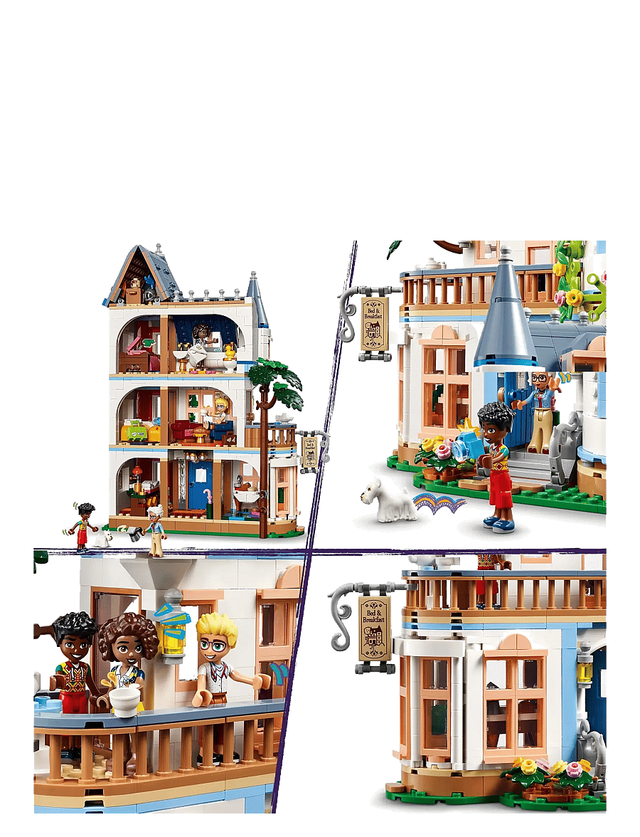 LEGO - Friends Castle Bed and Breakfast Hotel Playset 42638 - multi - 5